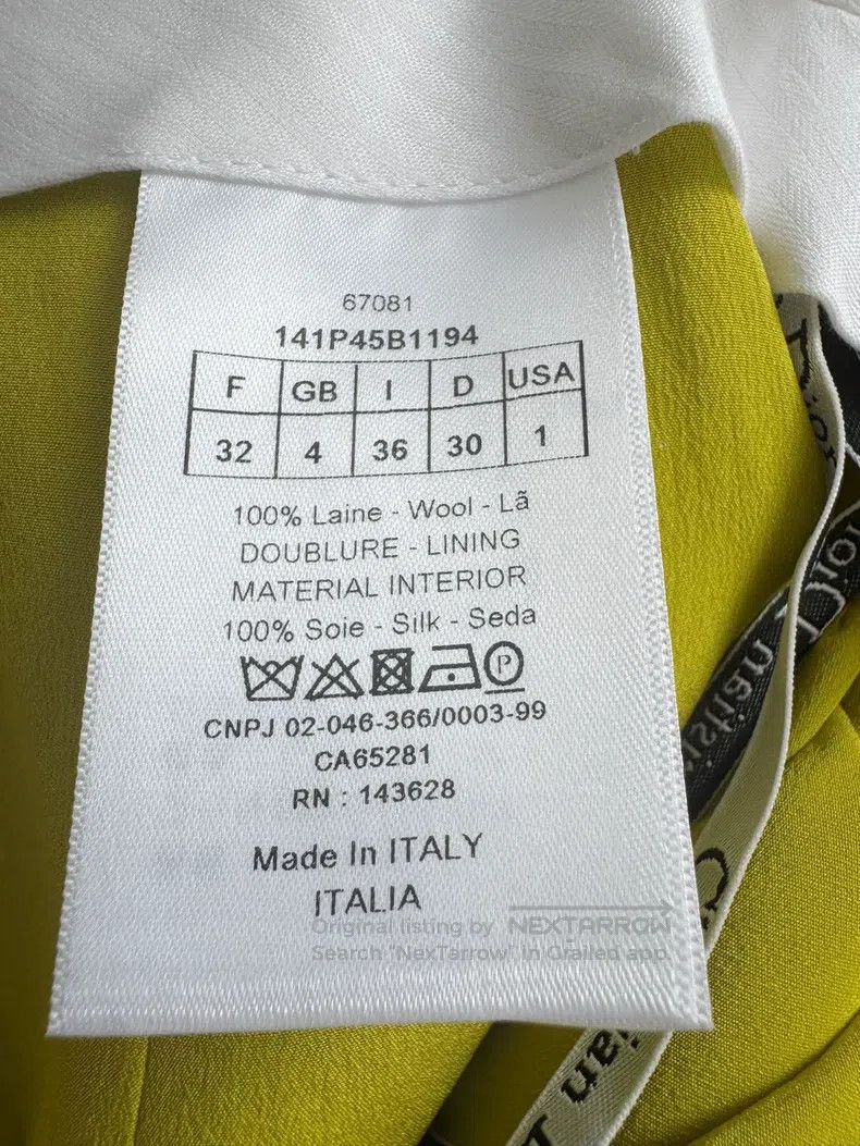 Dior Dior Kiwi green skirt Size 42" / US 20 - 6 Thumbnail