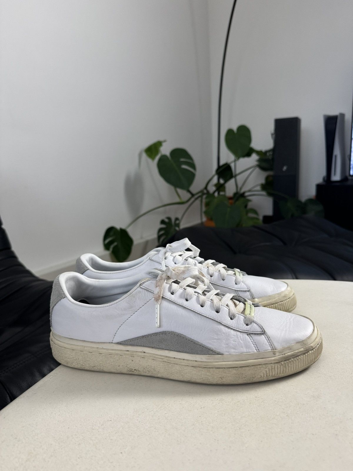 Puma Han Kjobenhavn Puma casual low top sneaker in white collab Size US 10.5 / EU 43-44 - 3 Thumbnail