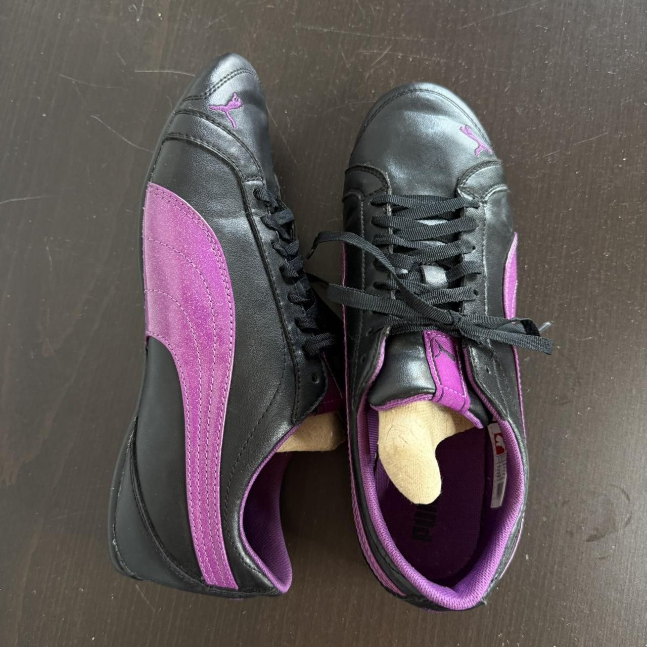 Puma Puma Speedcat Black Purple Low Top Sneakers Size US 8.5 / IT 38.5 - 5 Thumbnail