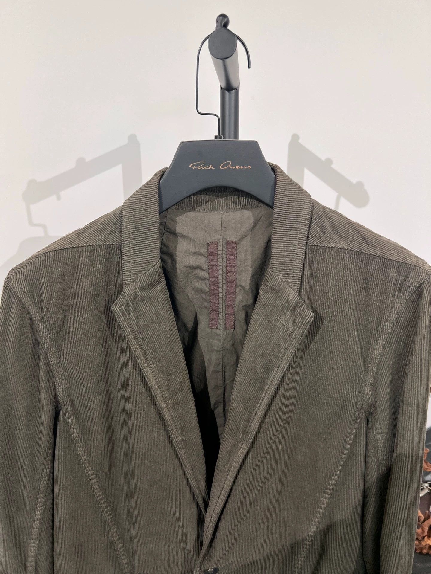 Rick Owens Rick Owens DRKSHDW brown corduroy blazer XS Size US XS / EU 42 / 0 - 3 Thumbnail