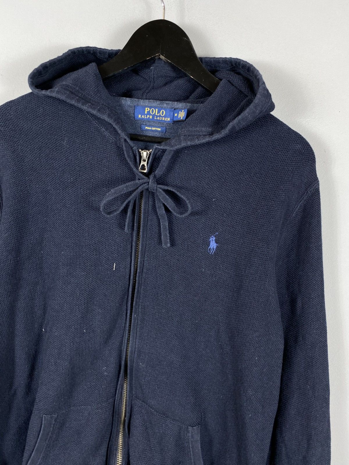 Polo Ralph Lauren × Ralph Lauren × Vintage Interesting Polo Ralph Lauren Zip Hoodie Y2K chief keef Size US M / EU 48-50 / 2 - 2 Thumbnail