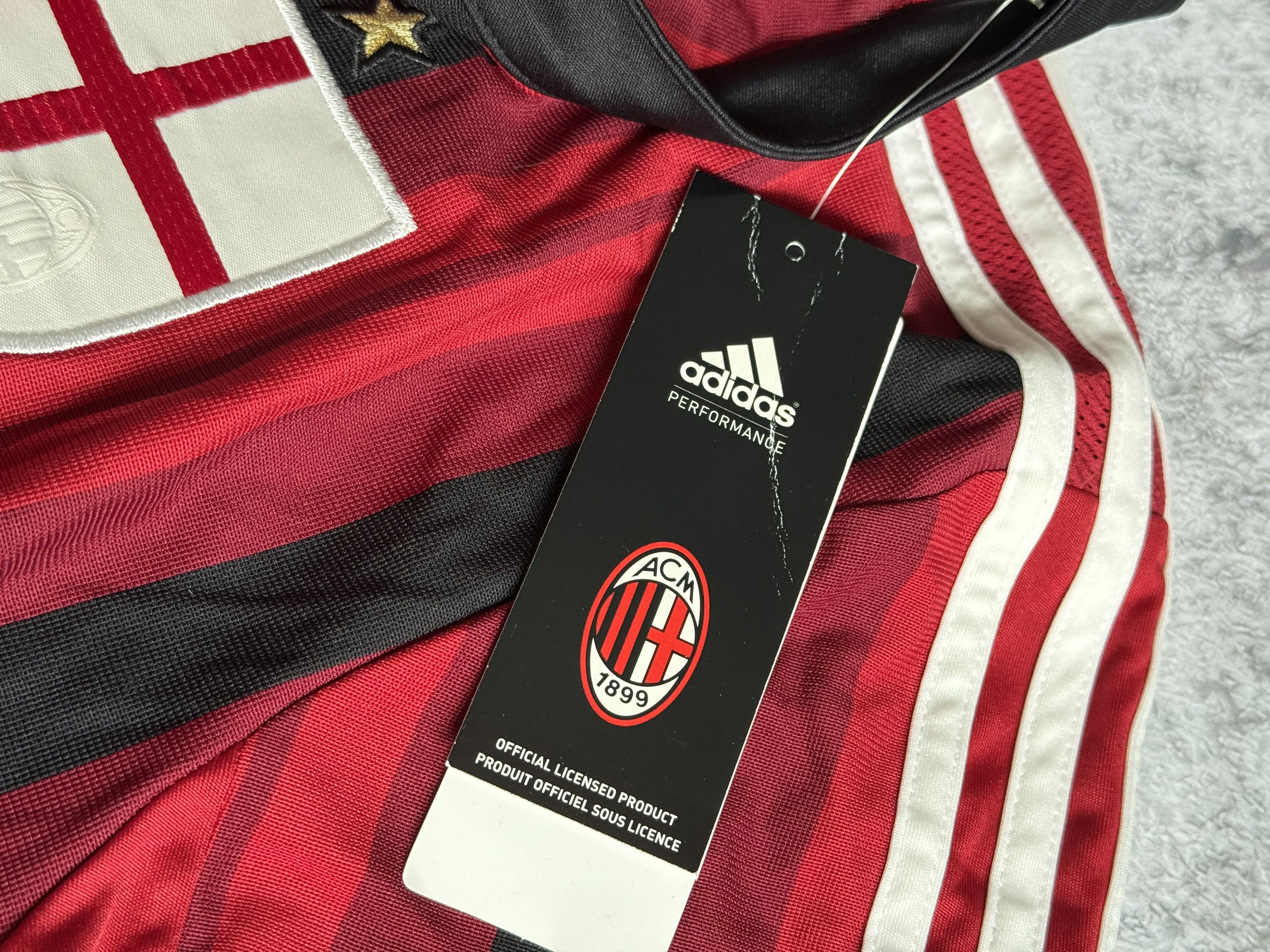 Adidas AC MILAN 2014-15 HOME SHIRT JERSEY MAGLIA ADIDAS SIZE 2XL Size US XXL / EU 58 / 5 - 4 Thumbnail