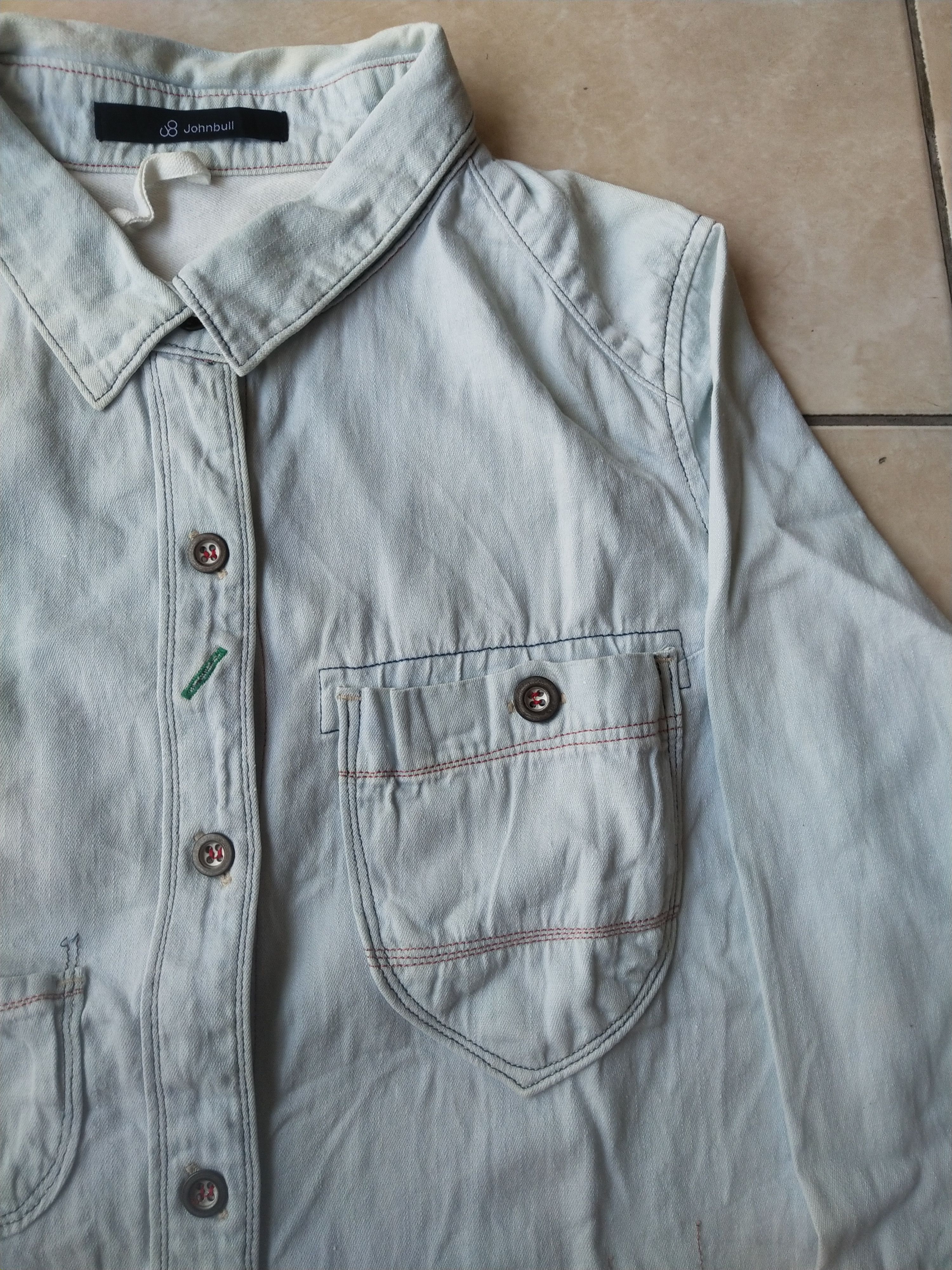 Johnbull Johnbull Japan Faded Workwear Denim Shirt Woman Size S / US 4 / IT 40 - 2 Thumbnail
