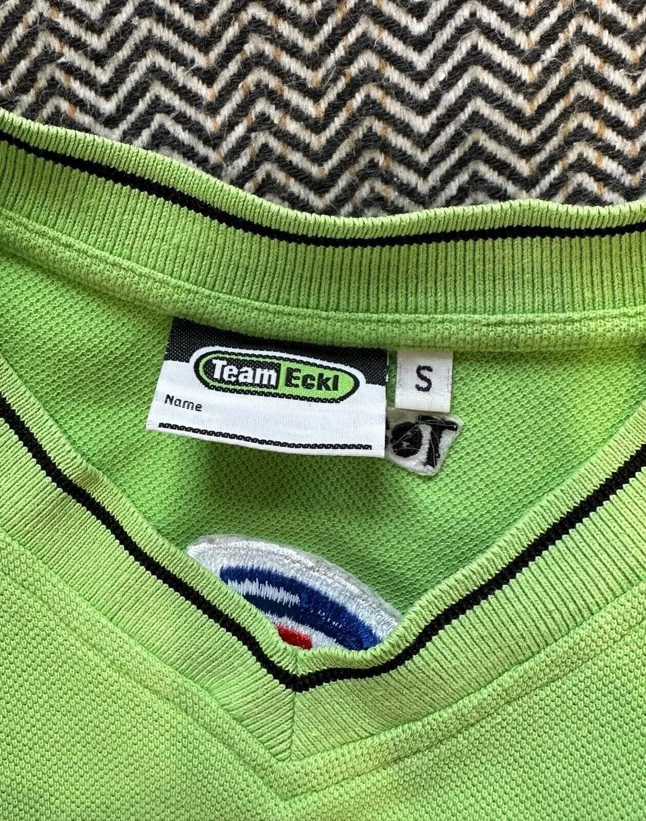 Vintage VINTAGE KAWASAKI RACING TEAM ECKL MOTO SHIRT FUCHS MENS S Size US S / EU 44-46 / 1 - 13 Thumbnail