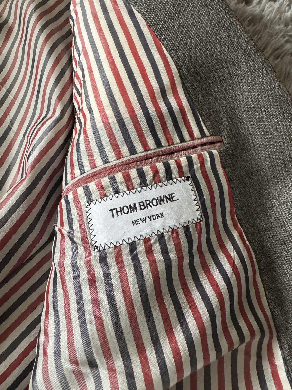 Thom Browne Signature grey blazer Size 42R - 5 Thumbnail