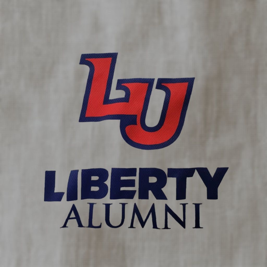 Champion Champion LU Liberty University Alumni T-Shirt Adult Men's Medium White Beach Surf Size US M / EU 48-50 / 2 - 1 Thumbnail