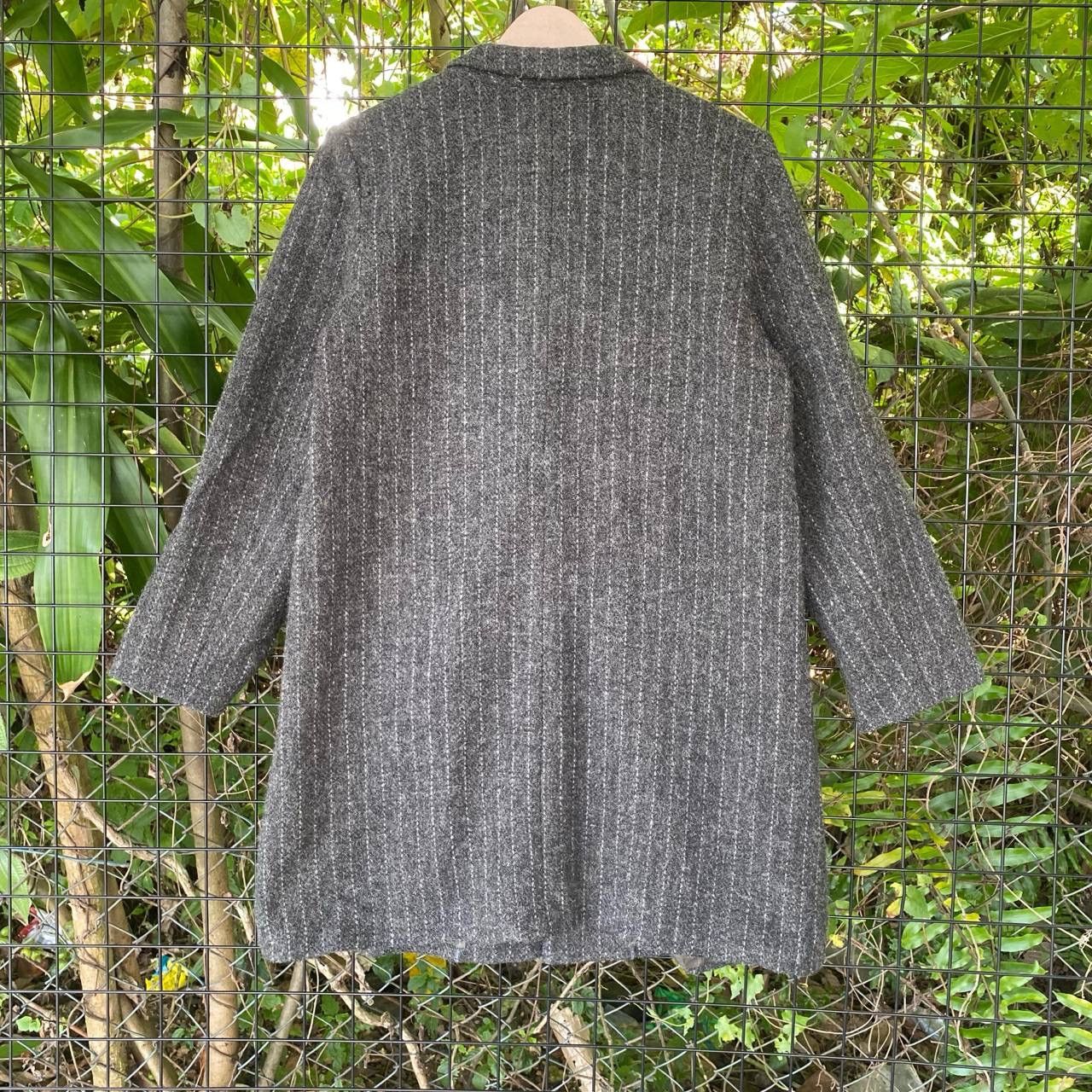 Harris Tweed Steals🔥Vtg Harris Tweed Habd Woven Pure Wool Long Coat Size L / US 10 / IT 46 - 8 Thumbnail