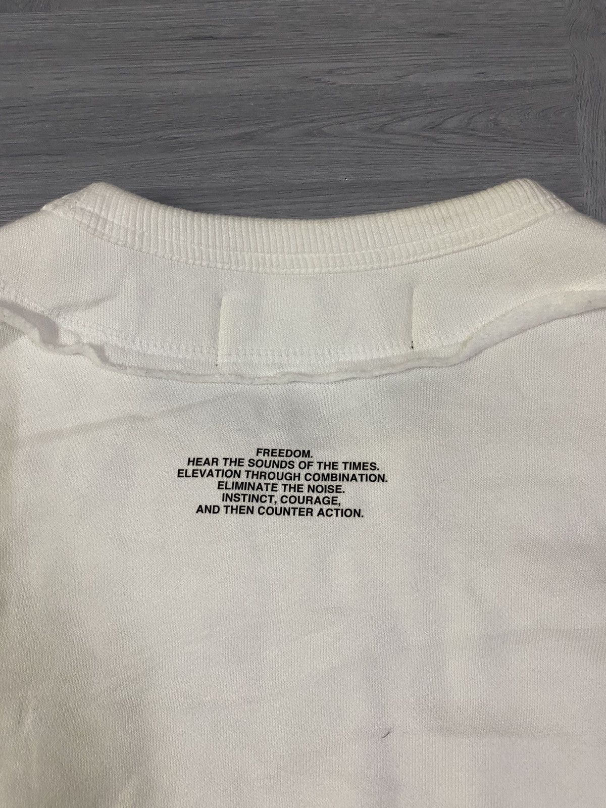 GU × Undercover Undercover X GU Sweatshirt Plain White Crewneck Size US M / EU 48-50 / 2 - 21 Thumbnail