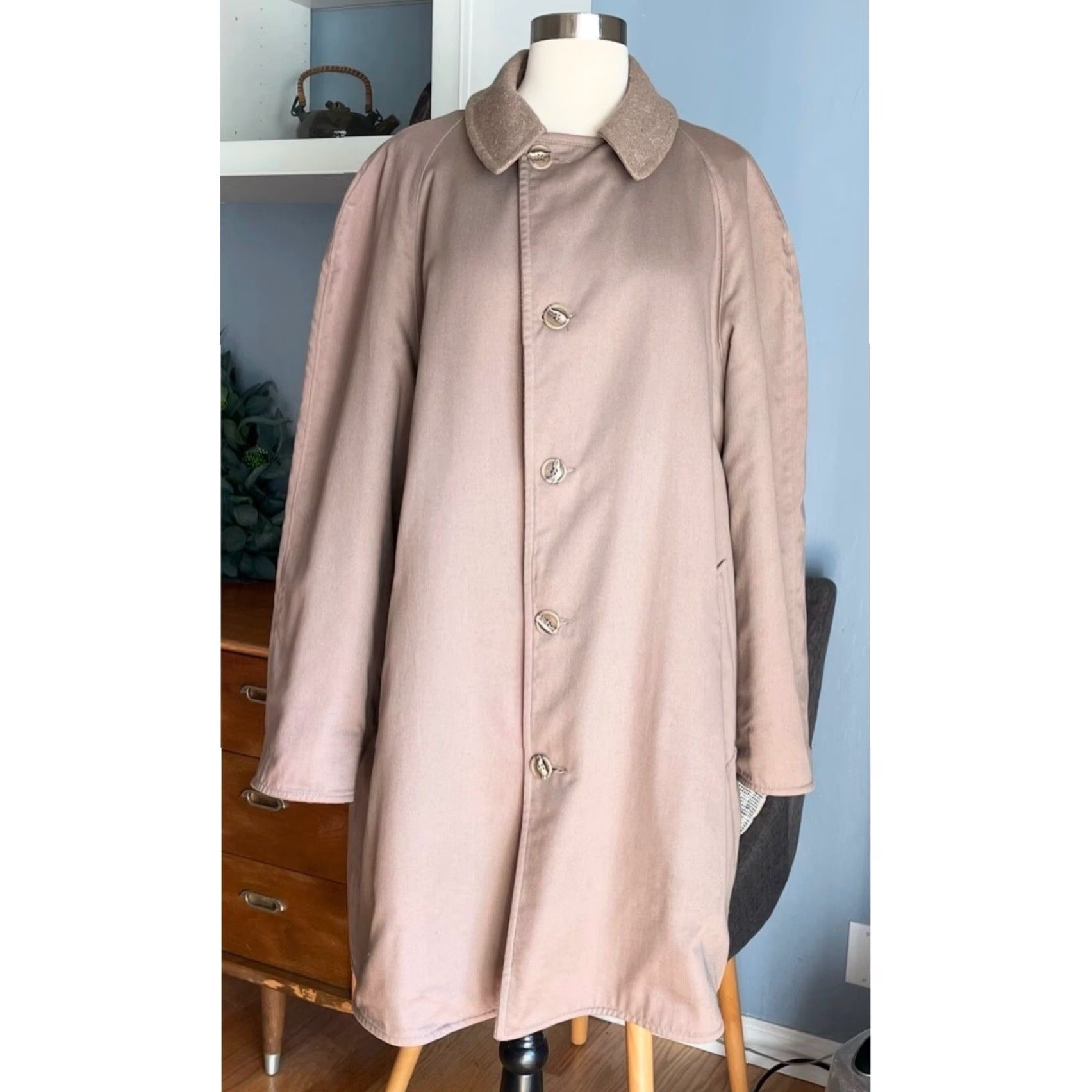 Pendleton VINTAGE Pendleton Wool Coat Jacket Overcoat Reversible Taupe 42 Men Coat Wool Button-FrontPocket Overcoat 70s USA Size US XS / EU 42 / 0 - 4 Thumbnail