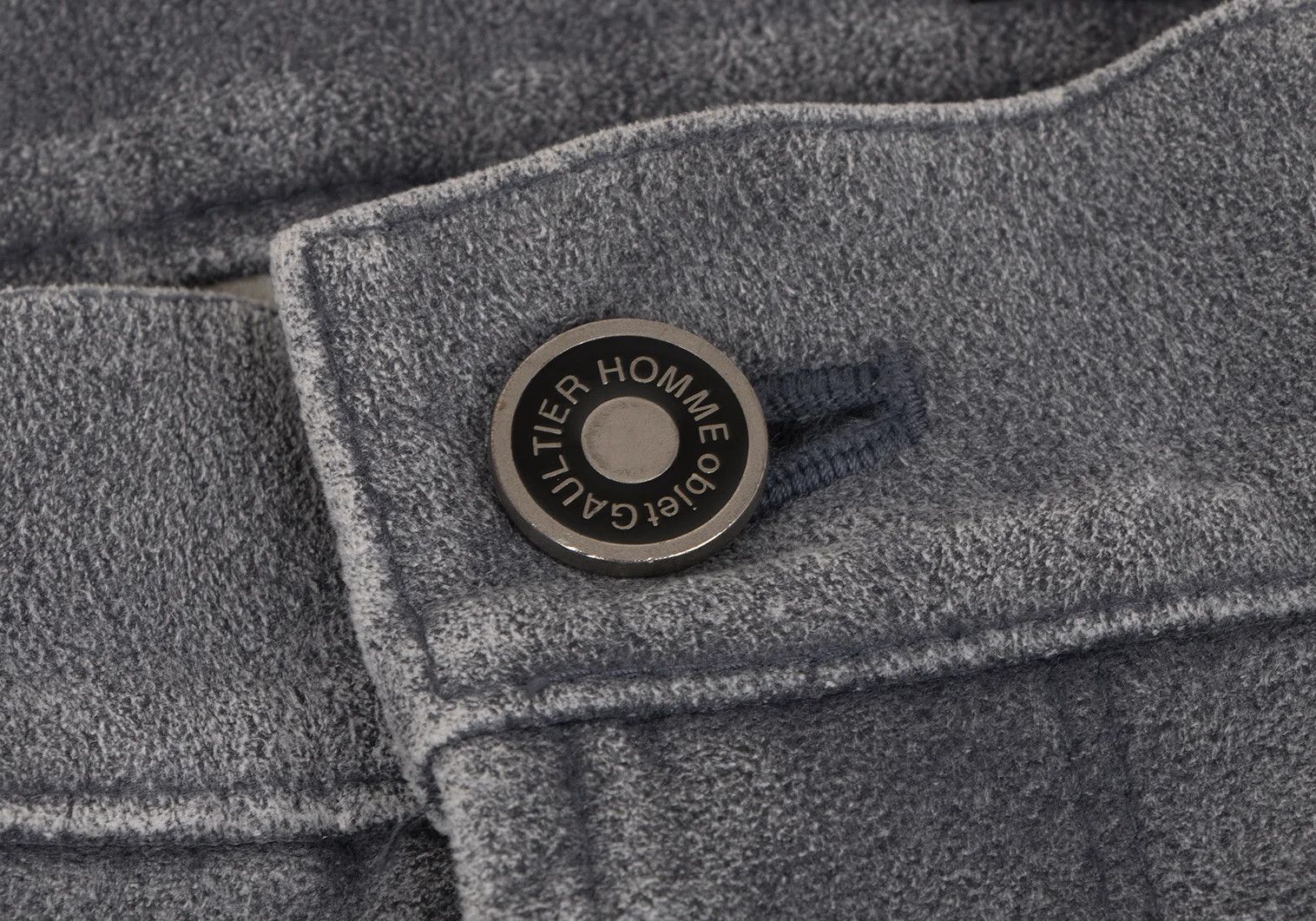 Jean Paul Gaultier Synthetic Suede Pants in Gray Size 52 Size US 36 / EU 52 - 7 Thumbnail