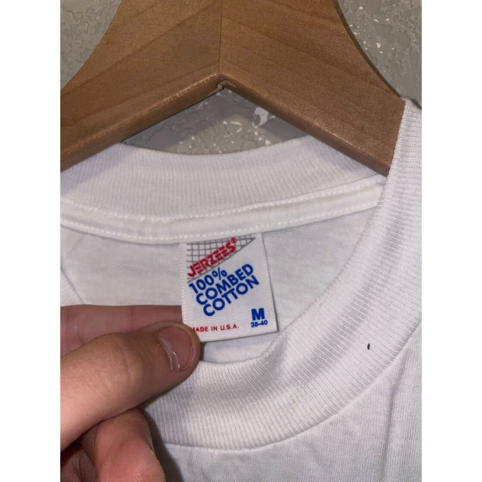 Jerzees Vintage Misprint Arizona Taos Las Vegas Sample White Tee Size US M / EU 48-50 / 2 - 7 Thumbnail