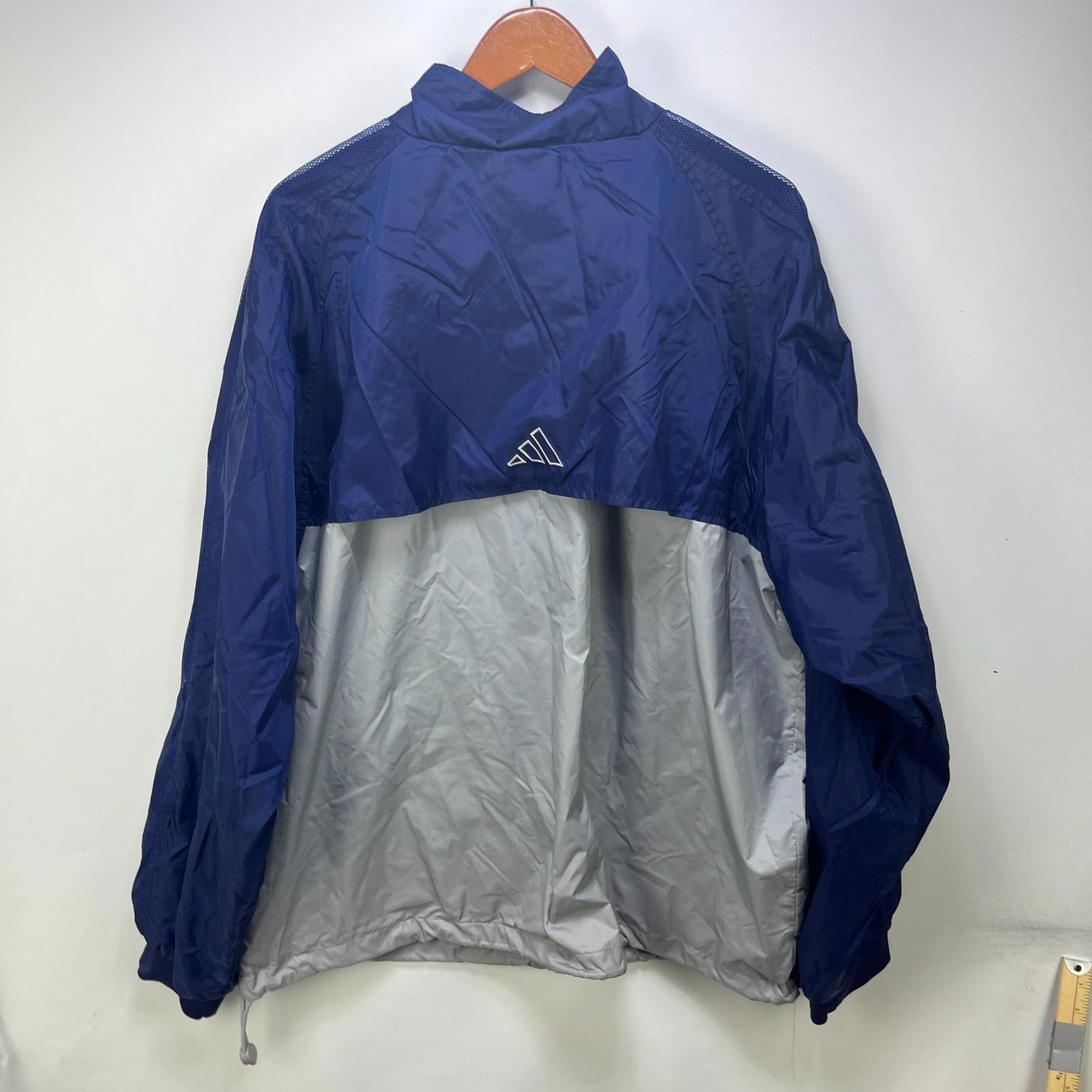 Adidas Vintage 90s Adidas Full Zip Windbreaker Jacket 2XL Size US XXL / EU 58 / 5 - 9 Thumbnail