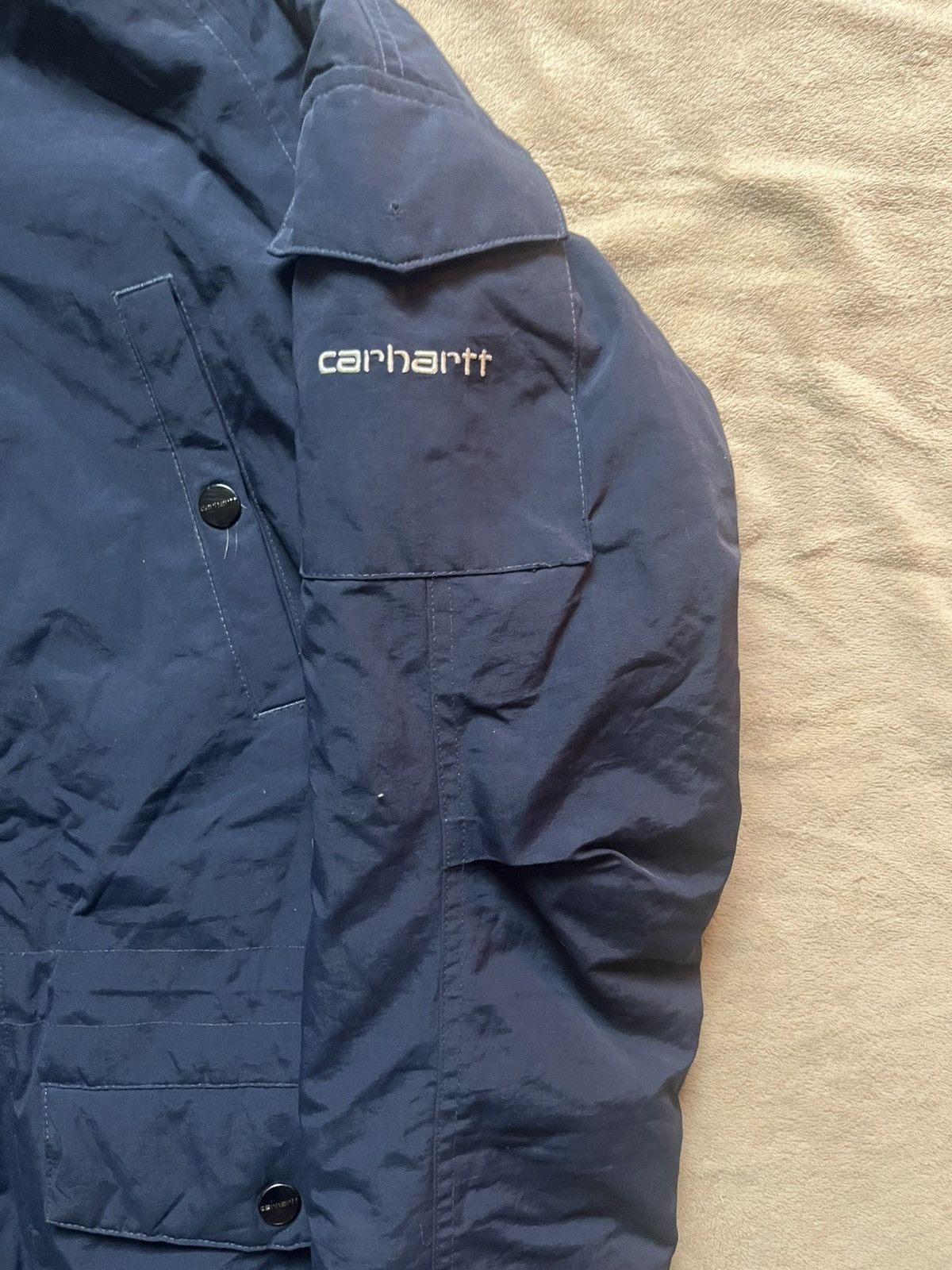 Carhartt Carhartt anchorage parka blu navy Size US M / EU 48-50 / 2 - 6 Thumbnail