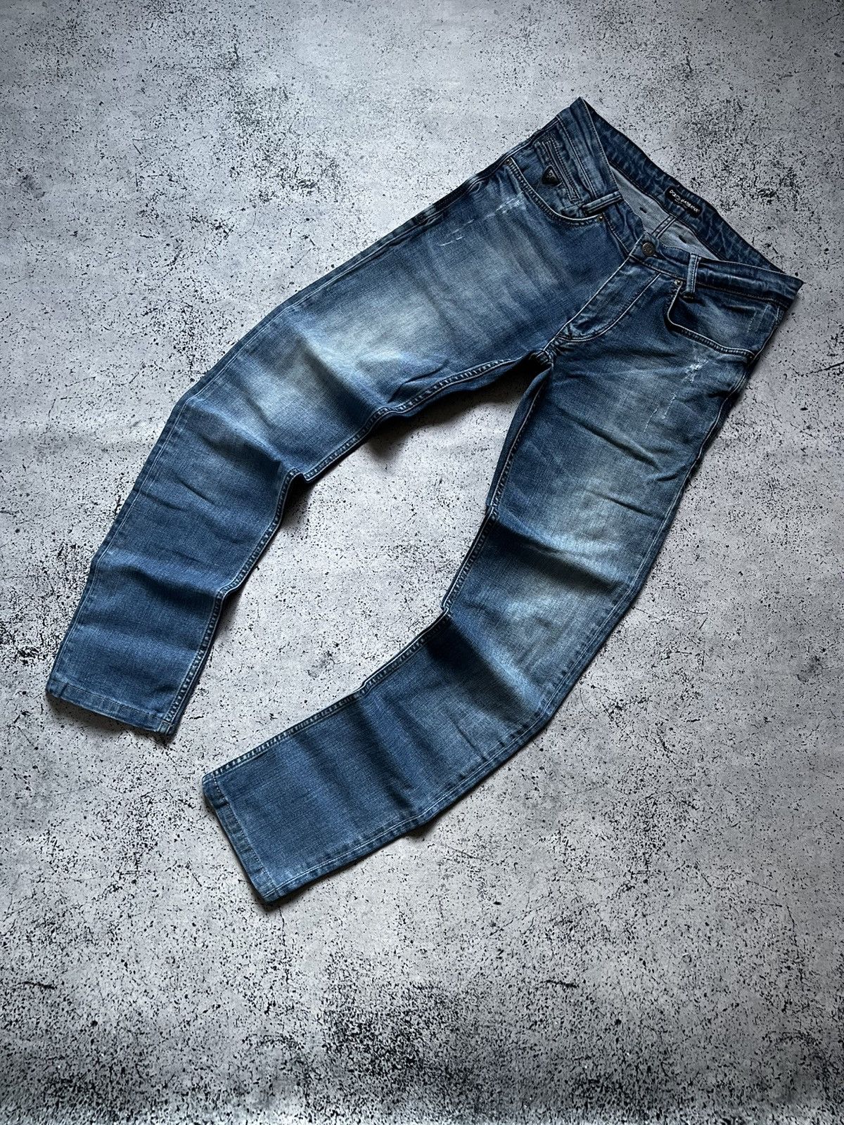 Dolce & Gabbana Vintage Dolce & Gabbana Metal Logo Denim Jeans Slim Fit Y2K Size US 32 / EU 48 - 9 Thumbnail