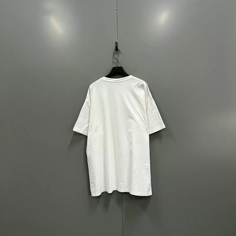 Balenciaga Balenciaga White grass logo short-sleeved Size US M / EU 48-50 / 2 - 2 Thumbnail