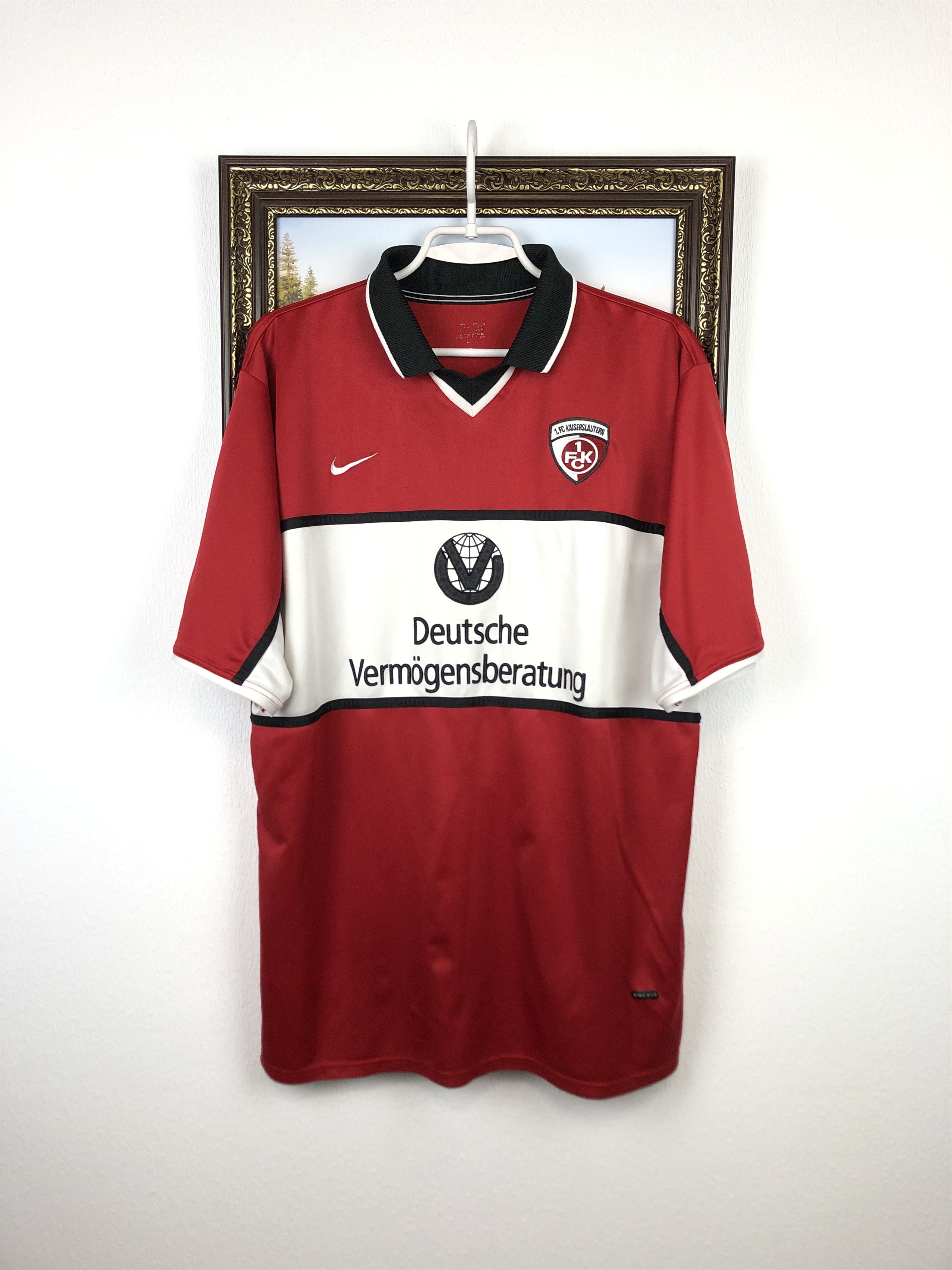 Kaiserslautern Home football shirt 2001 Nike Soccer Jersey