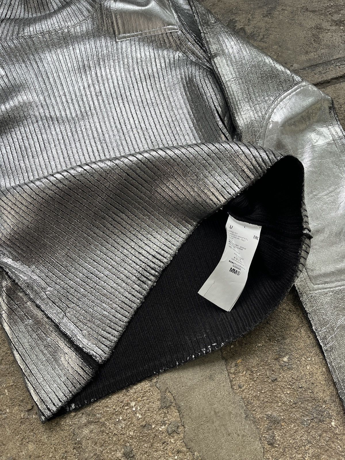 MM6 MM6 Maison Margiela Metallic Turtleneck (unisex) Size US L / EU 52-54 / 3 - 12 Thumbnail