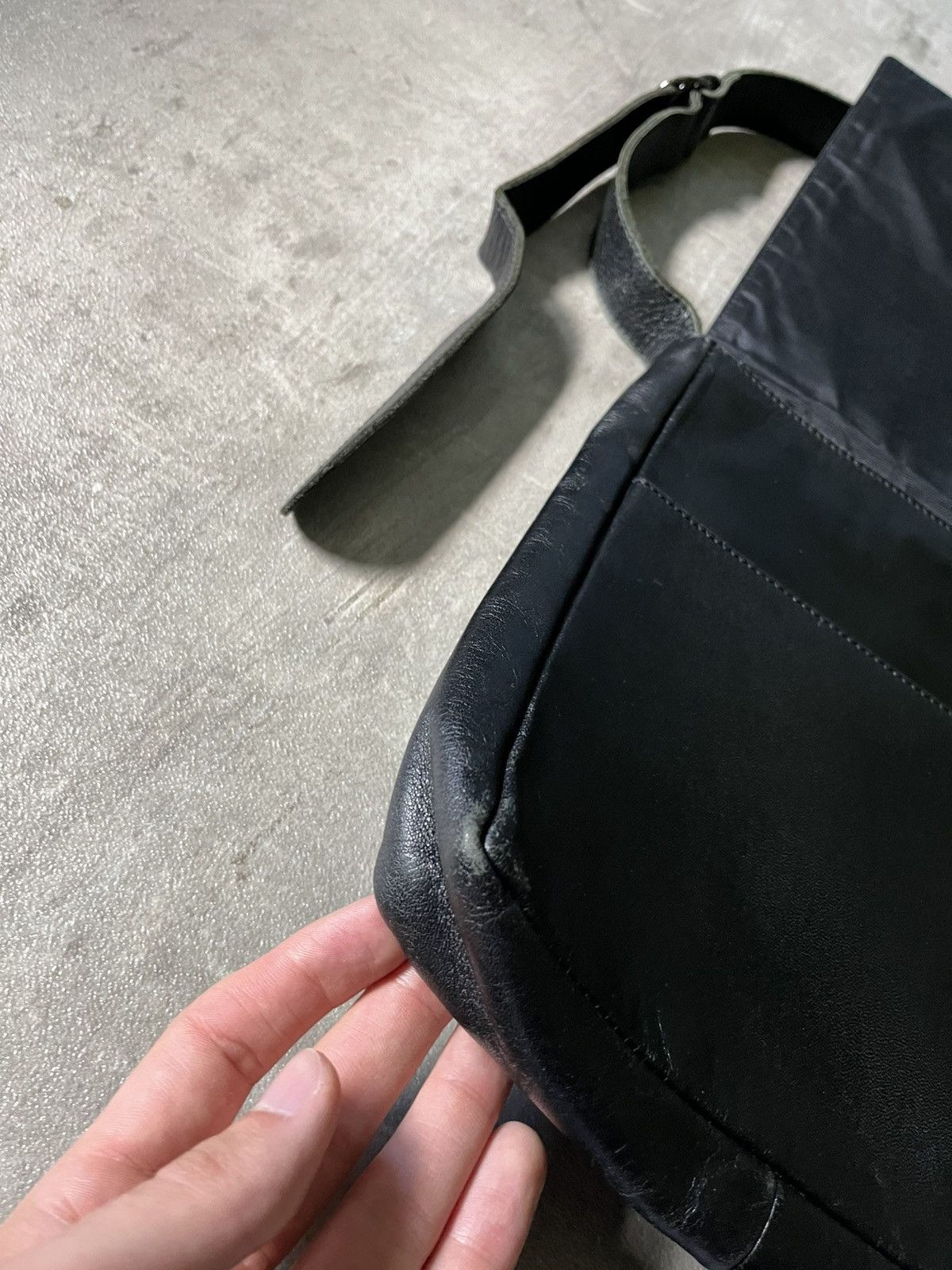 Jean Paul Gaultier Jean Paul Gaultier 1999 Angel shoulder bag leather black Size ONE SIZE - 11 Thumbnail