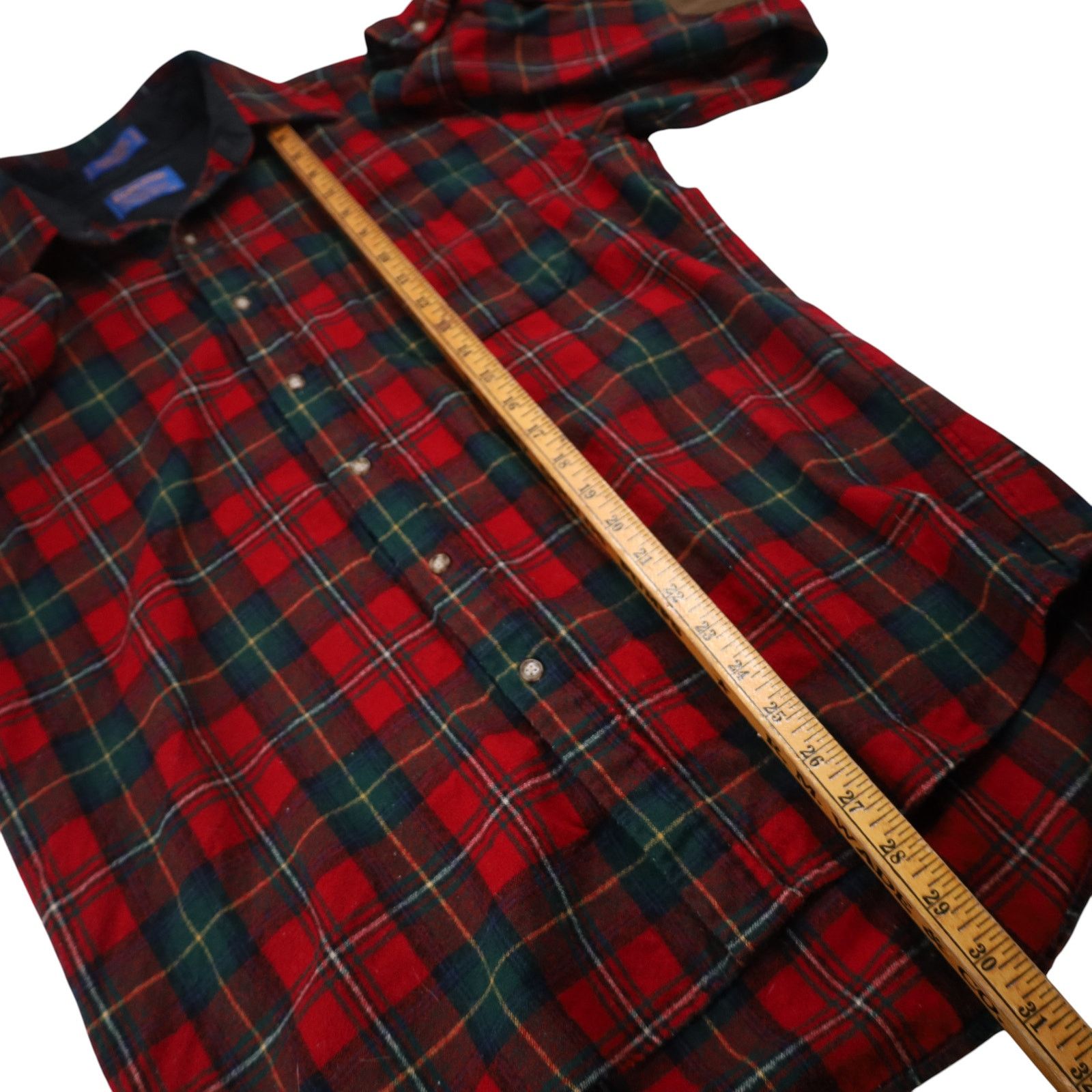 Pendleton × Vintage Pendleton %100 Wool Flannel Boyd Tartan Trail Shirt Size US M / EU 48-50 / 2 - 9 Thumbnail