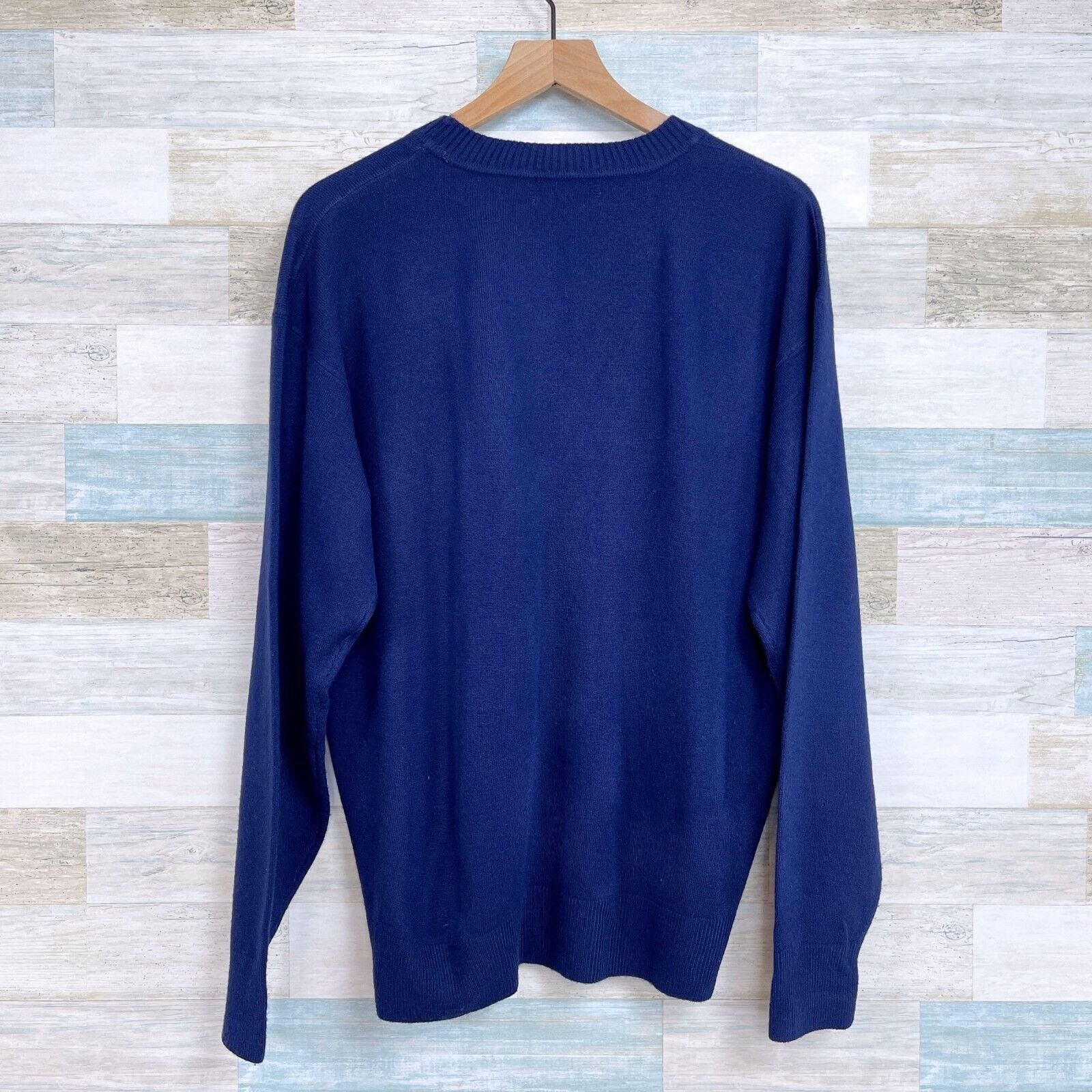 Polo Ralph Lauren POLO Ralph Lauren Cashmere Sweater Blue Golf VTG Mens XL Size US XL / EU 56 / 4 - 4 Thumbnail