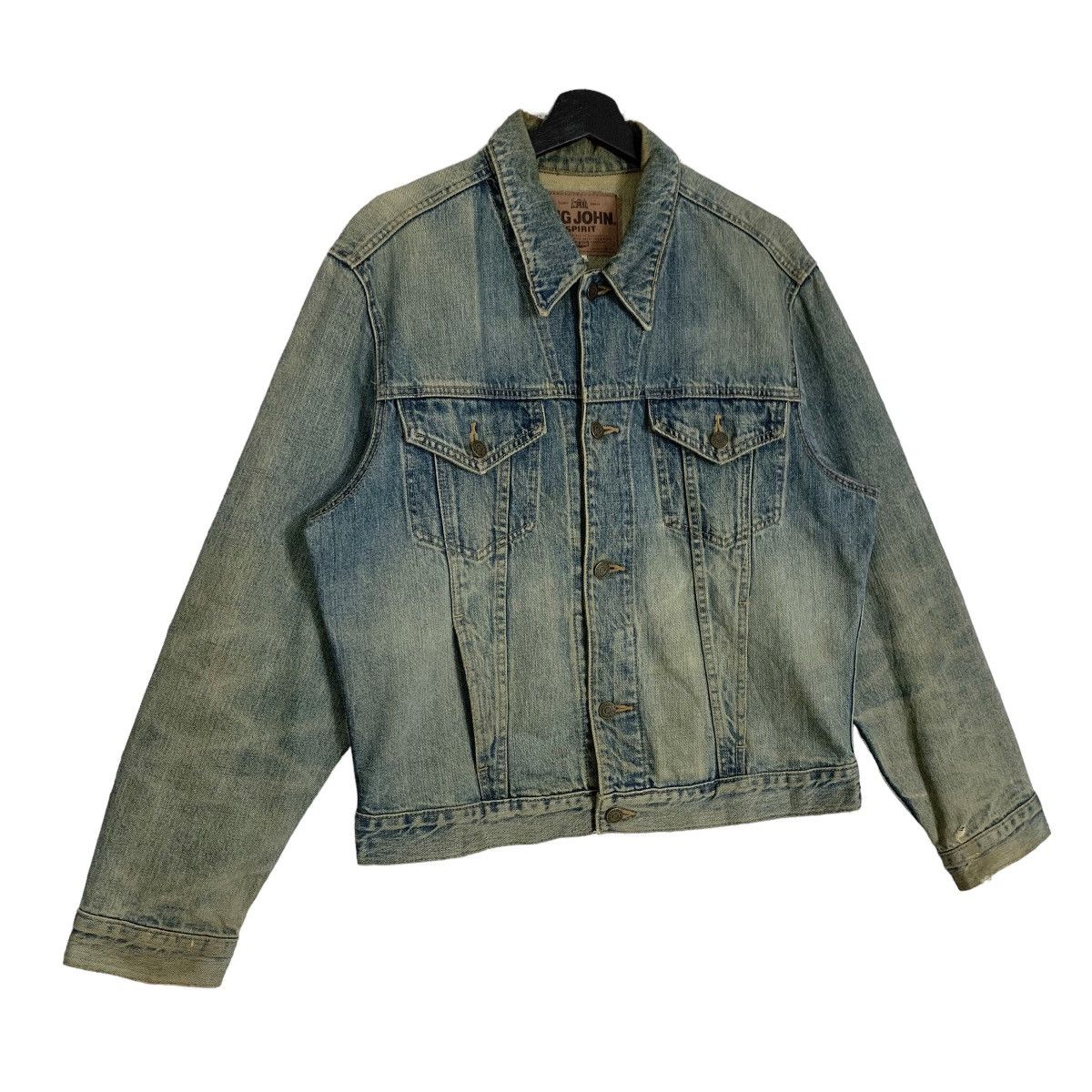 Big John × Vintage Vintage 80s Big John Spirit Button Denim Jacket Size M Size US M / EU 48-50 / 2 - 3 Thumbnail