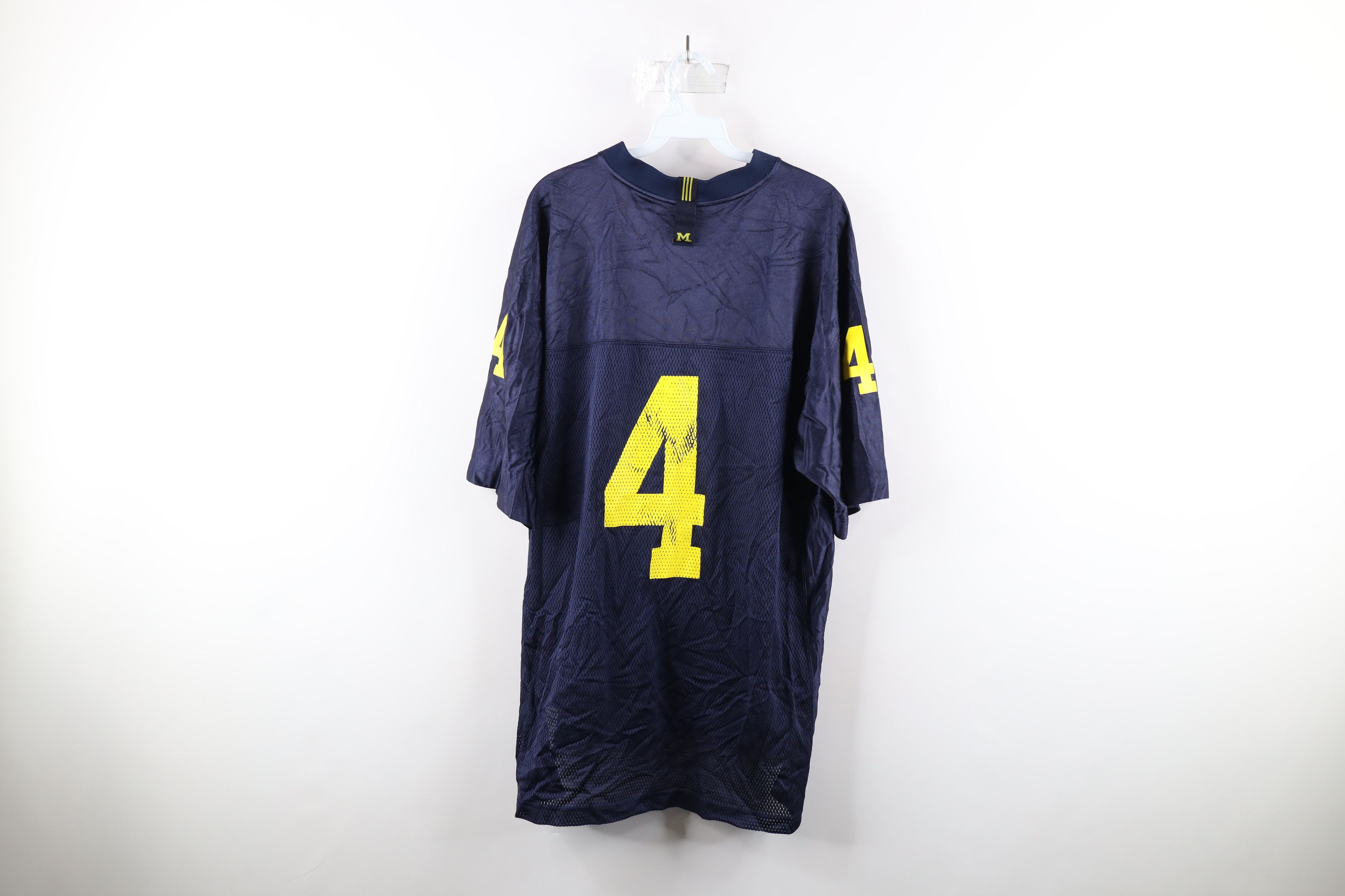 Adidas × Vintage Vintage Adidas University of Michigan Football Jersey Blue Size US L / EU 52-54 / 3 - 12 Thumbnail
