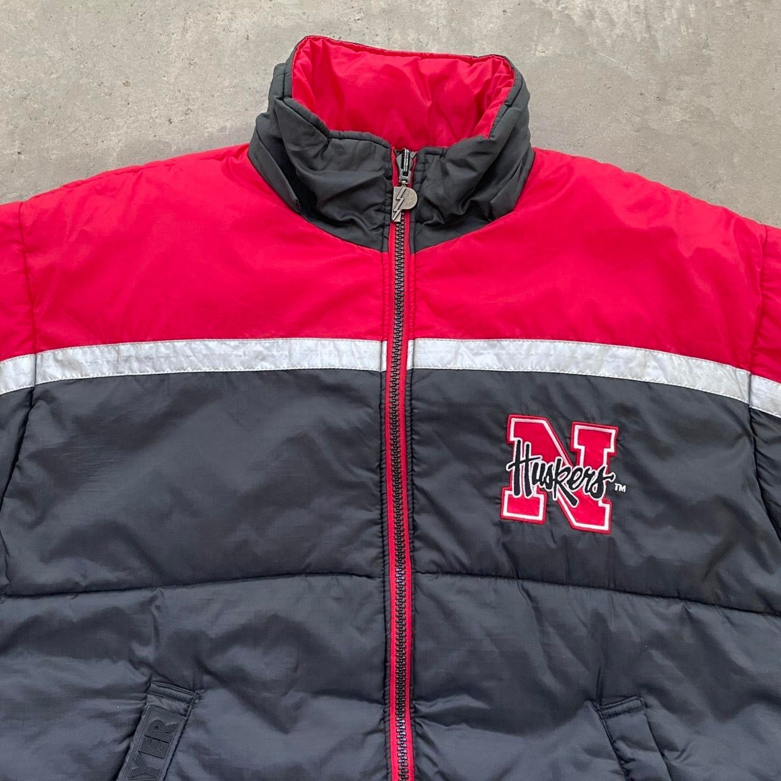 Vintage Vintage Nebraska Huskers Reversible Pro-Player Jacket Size US XL / EU 56 / 4 - 6 Thumbnail