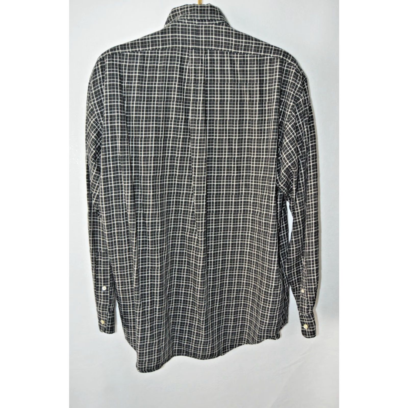 Polo Ralph Lauren VINTAGE Polo Ralph Lauren Blake Shirt Mens L/S Plaid Black Cotton Button-Up Collar-Down Classic Fit Size L Size US L / EU 52-54 / 3 - 2 Thumbnail