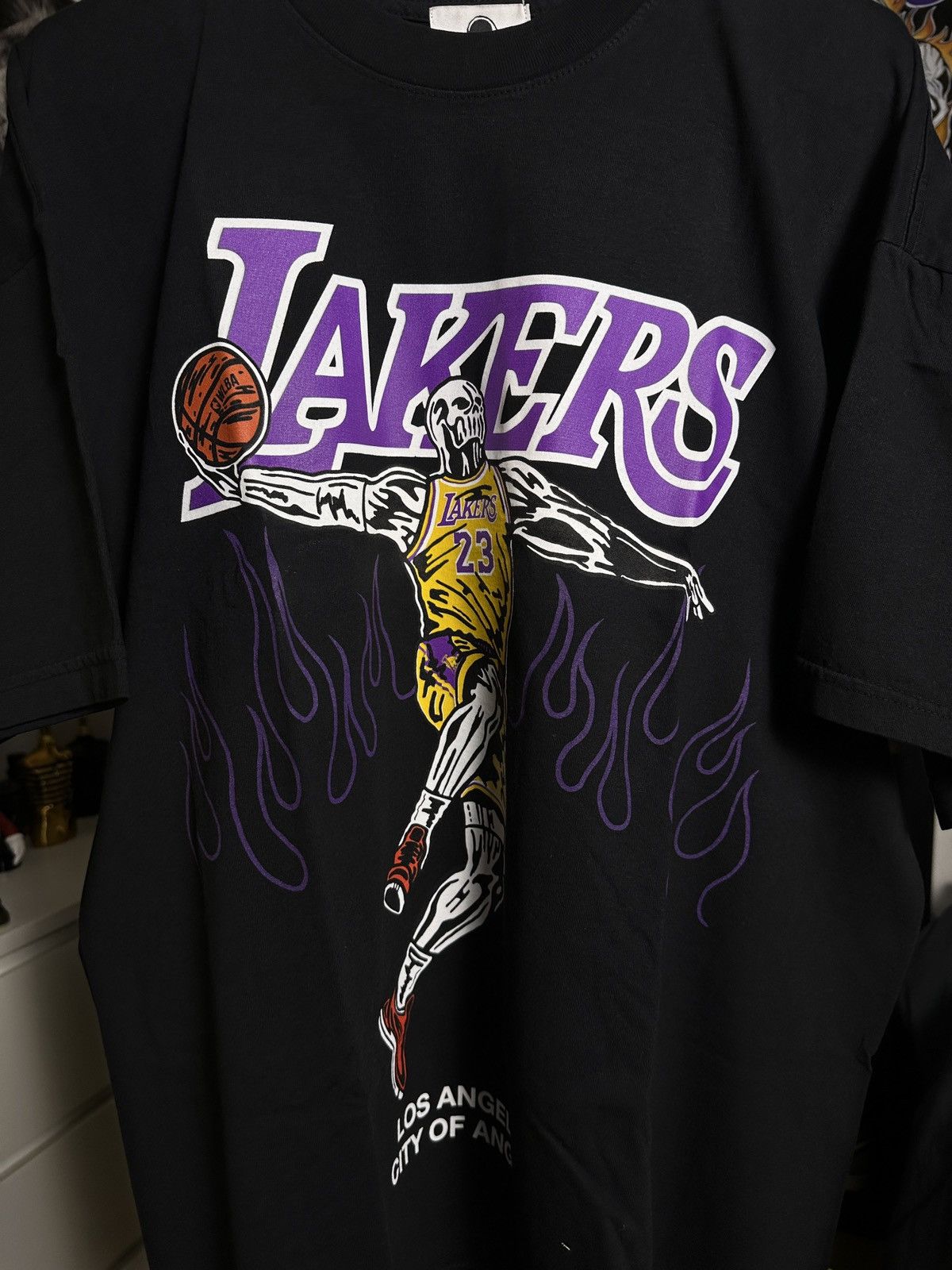 Warren Lotas Warren Lotas Lakers Tee🔥 Size US XL / EU 56 / 4 - 3 Thumbnail