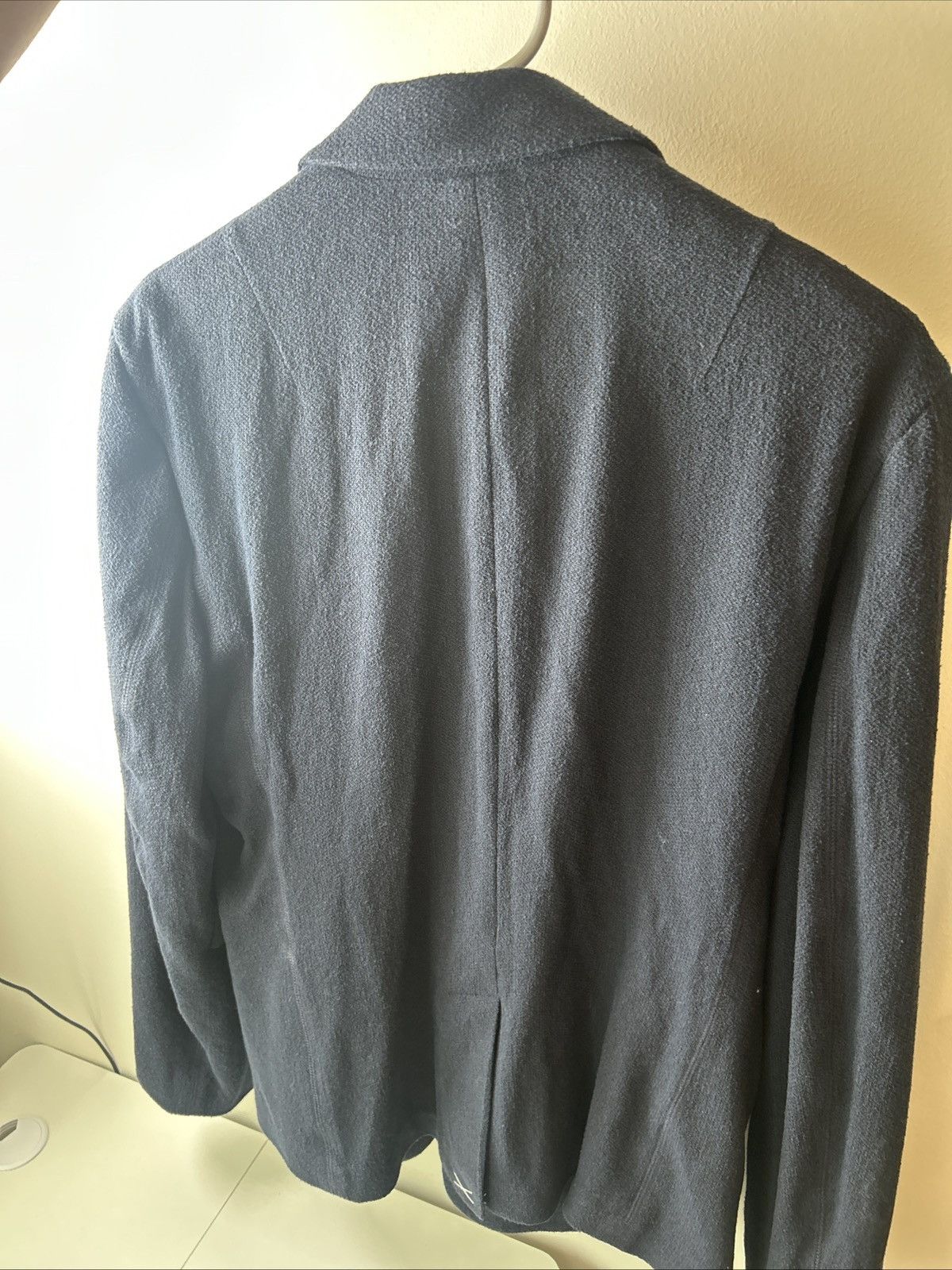Rag & Bone rag & bone Navy Textured Italian Fabric Blazer – Size 40 Size 40R - 4 Thumbnail