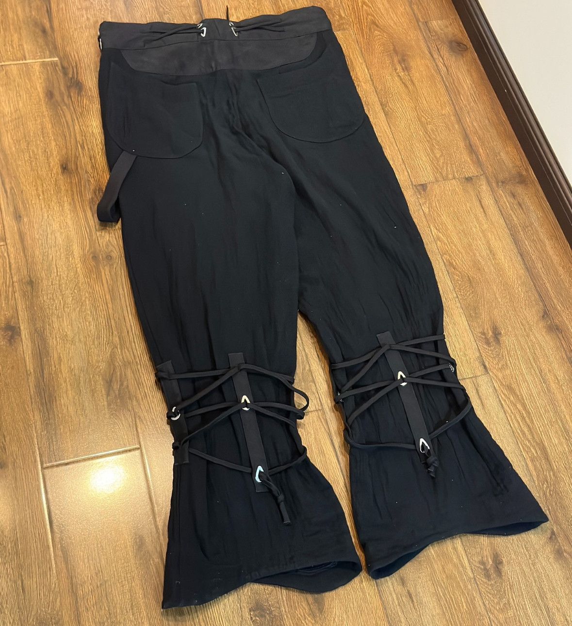 Kiko Kostadinov Kiko Kostadinov 21fw Frederick Cord Strappy Pants Size US 34 / EU 50 - 5 Thumbnail