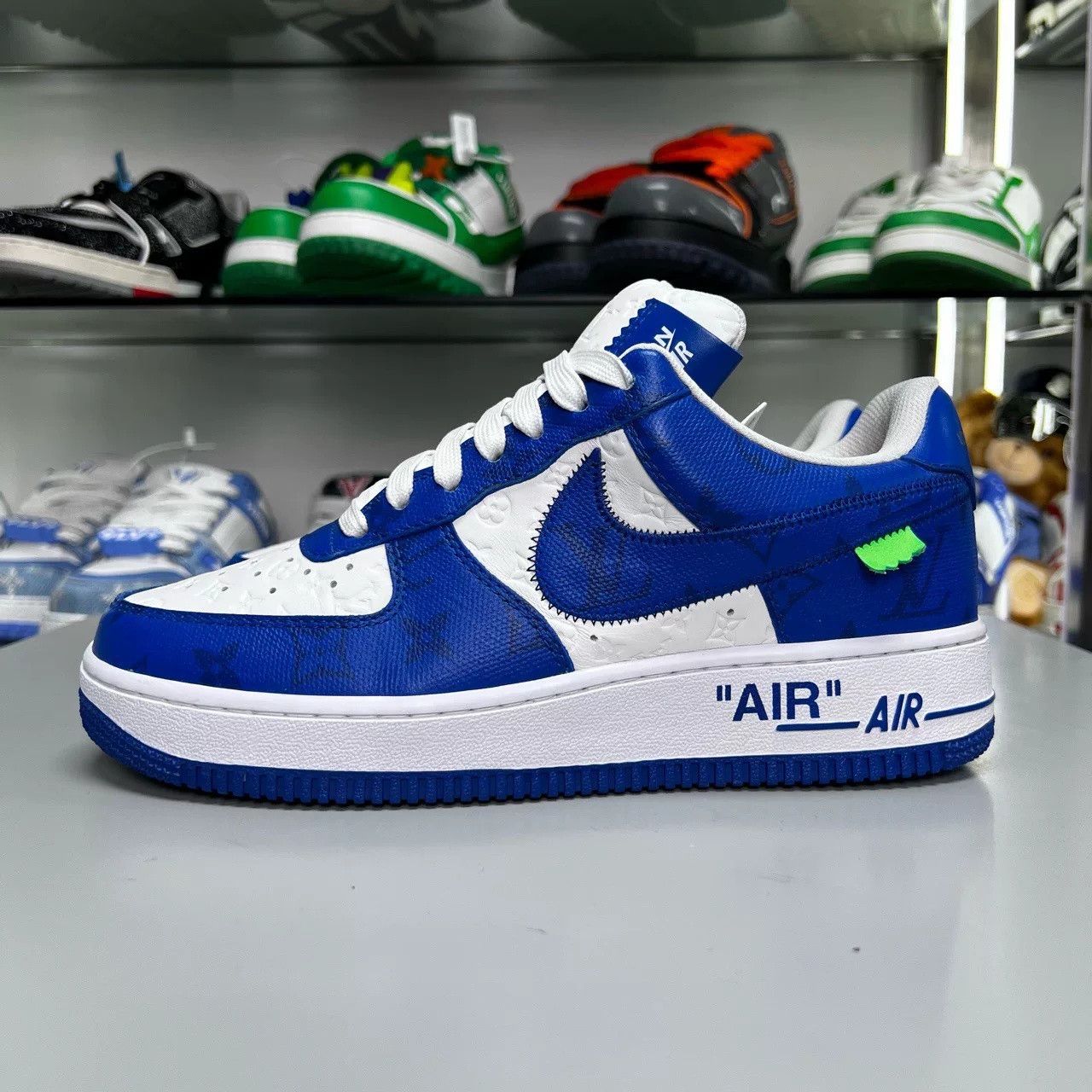 Louis Vuitton AF1 Louis Vuitton White Blue Size US 6.5 / EU 39-40 - 2 Thumbnail