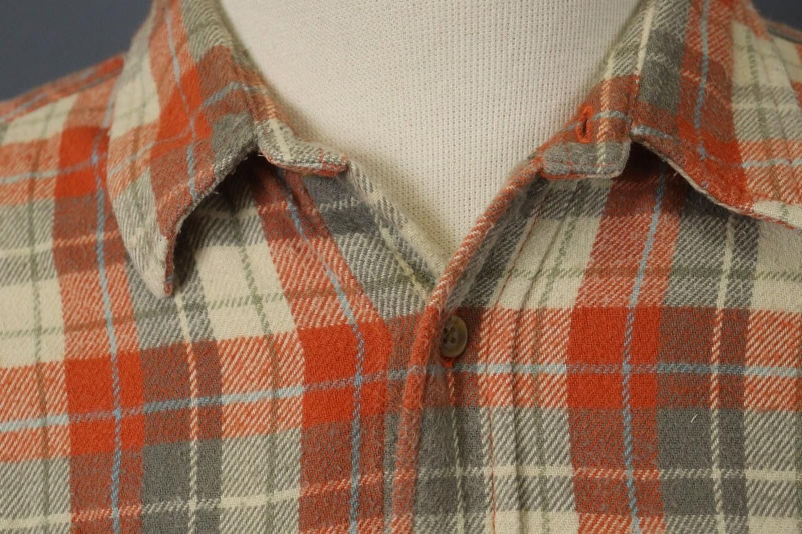 Designer Nudie Jeans Co Multi Plaid Cotton Front Shirt Size L Size US L / EU 52-54 / 3 - 6 Thumbnail