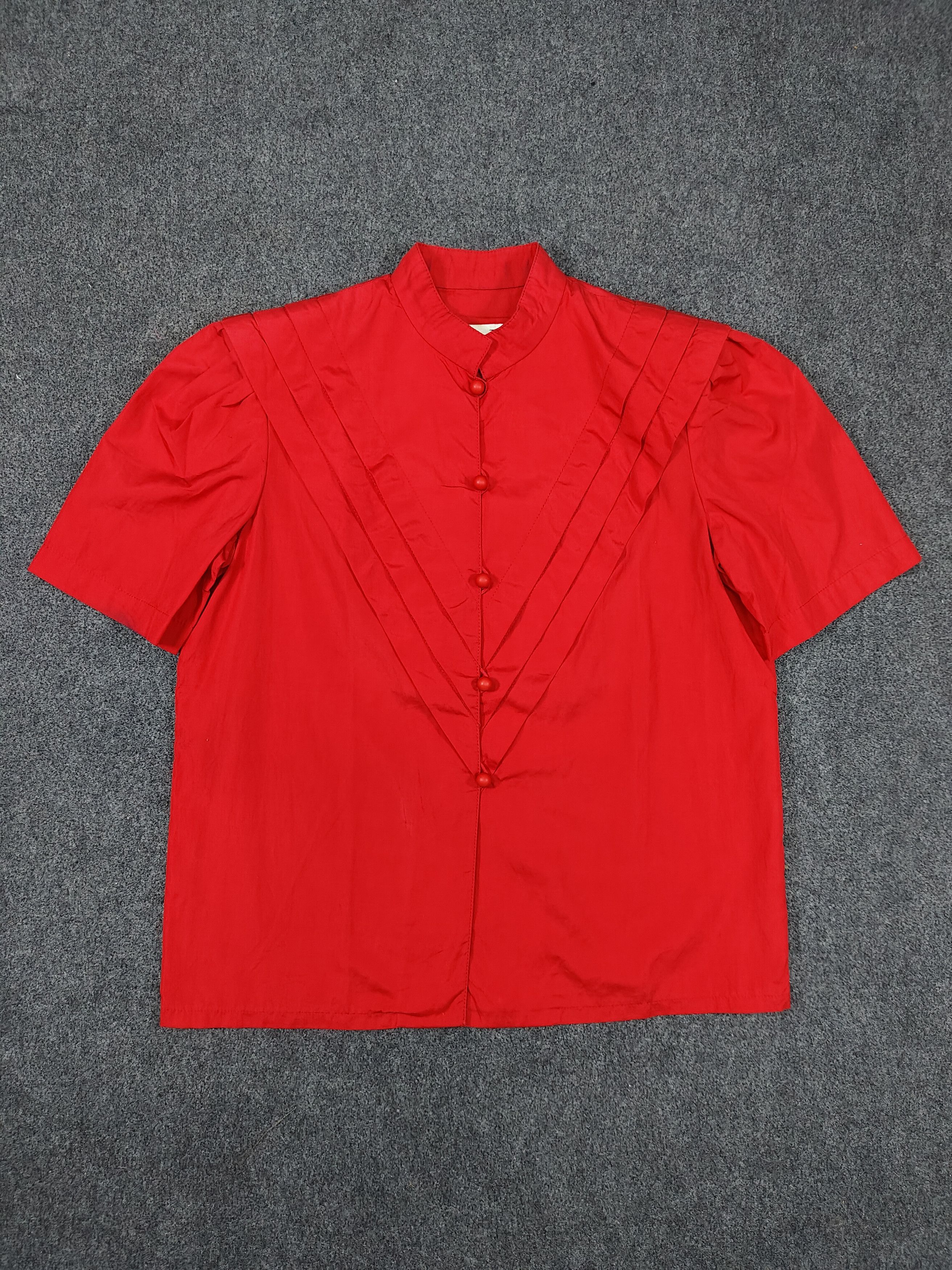 Christian Dior Monsieur 90s Christian Dior - Architectural V-Shaped Panel Blouse Size M / US 6-8 / IT 42-44 - 5 Thumbnail