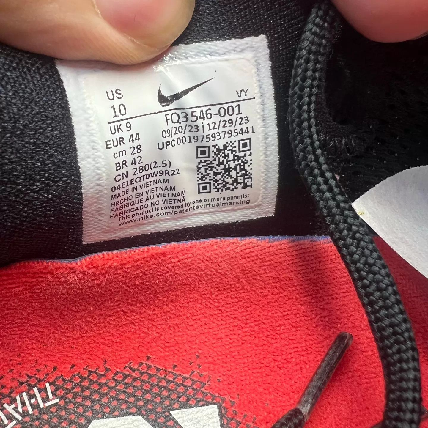 Nike Nike ZK6 Black Red Camo 44 Size US 11 / EU 44 - 7 Thumbnail