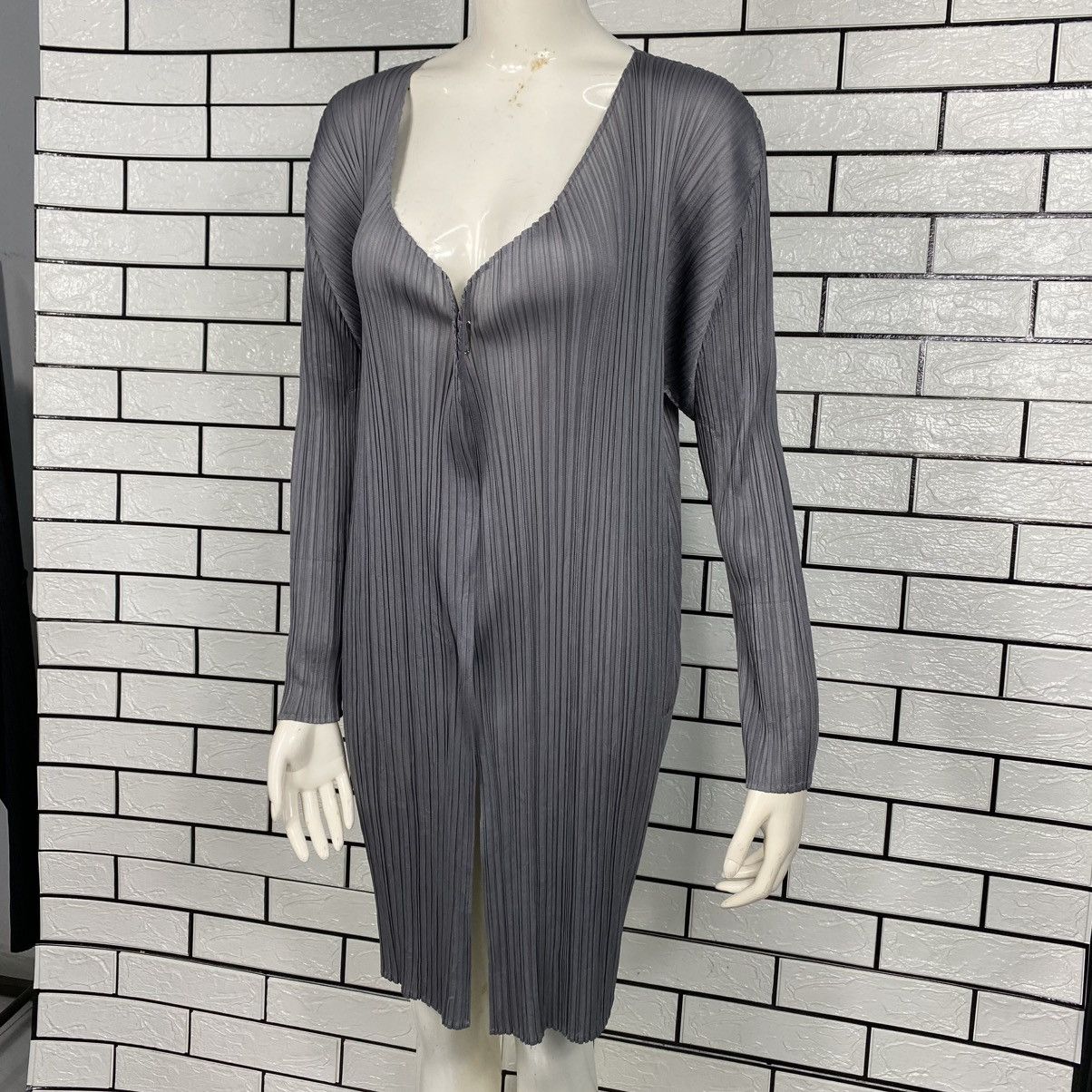 Pleats Please Issey Miyake 🔥Vintage Long Cardigan Jacket Pleats Please Issey Miyake Size M / US 6-8 / IT 42-44 - 2 Thumbnail