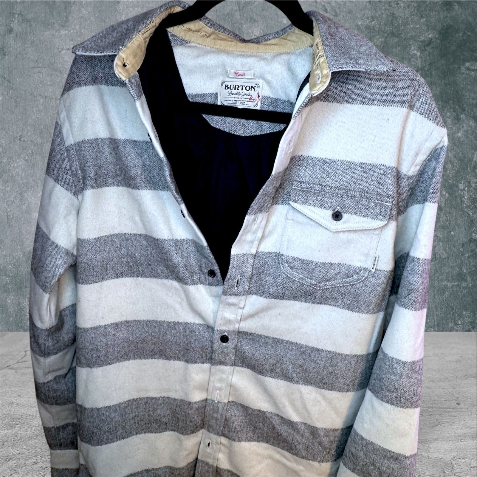 Burton Burton Durable Goods Wool Button-up flannel Jacket • Small Size US S / EU 44-46 / 1 - 1 Thumbnail