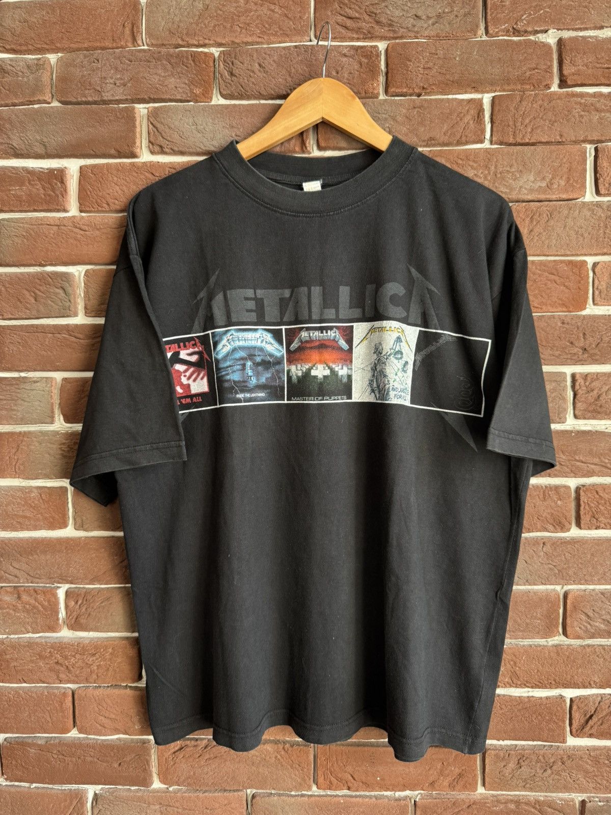 Band Tees Metallica Albums Parking Lot Metal Band 90s Vintage T-Shirt Size US L / EU 52-54 / 3 - 1 Thumbnail