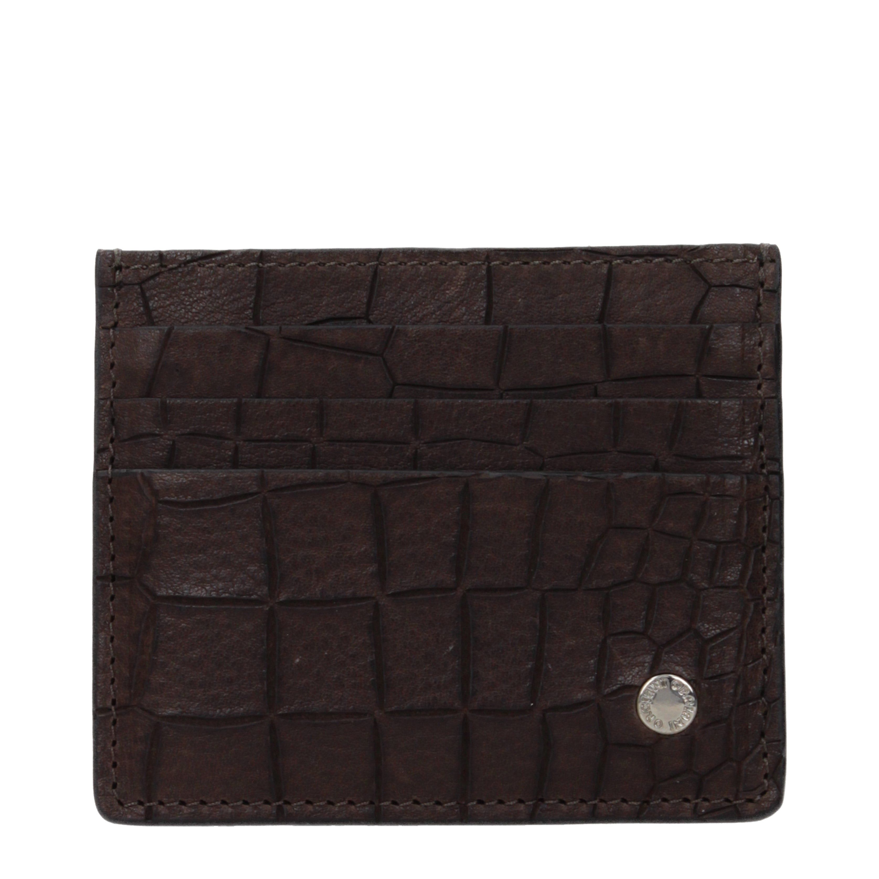 Orciani Orciani Document Holders Men Leather Brown/Ebony Size ONE SIZE - 1 Thumbnail