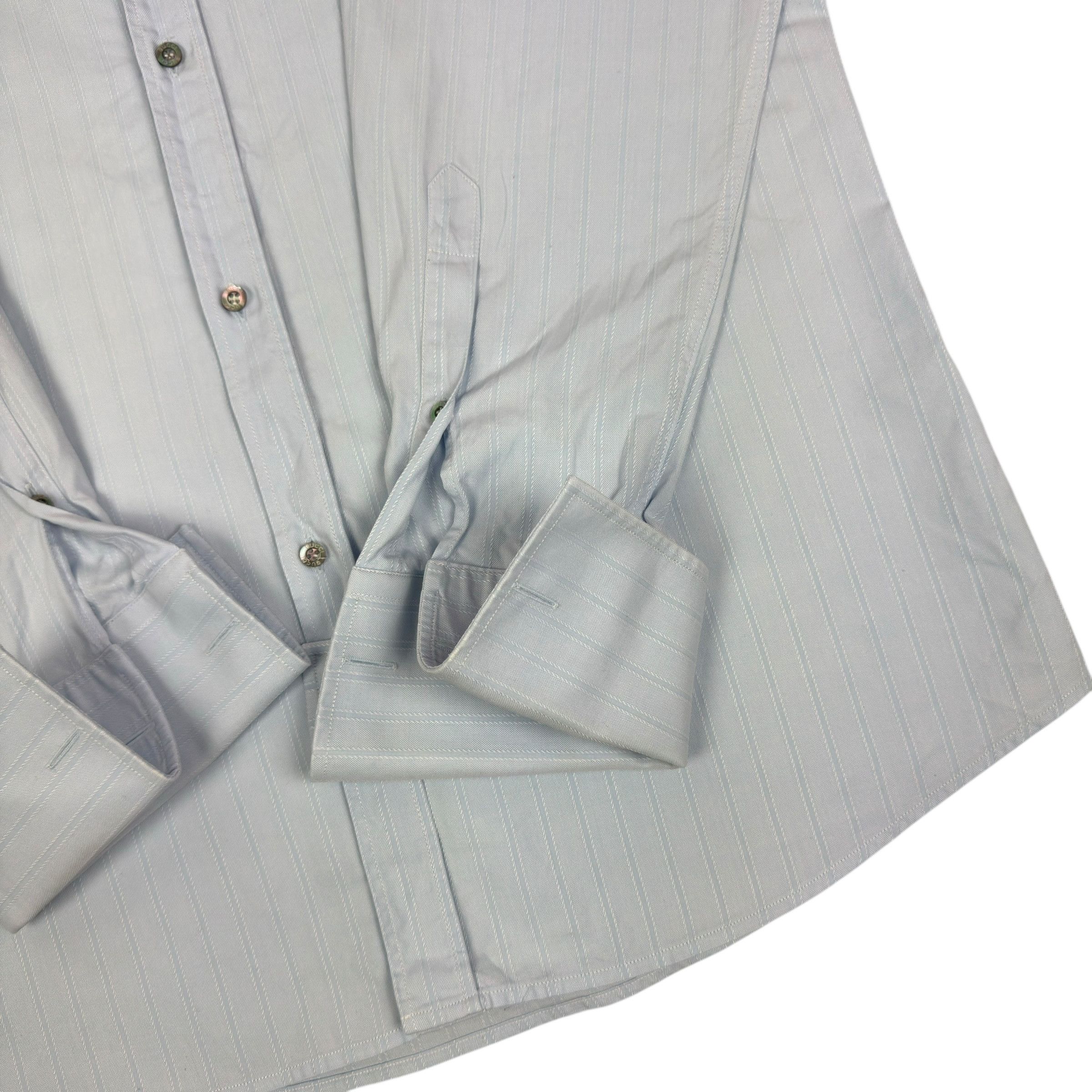 Gucci Gucci Women's Light Blue Formal Business Dress Shirt 42 Size M / US 6-8 / IT 42-44 - 7 Thumbnail