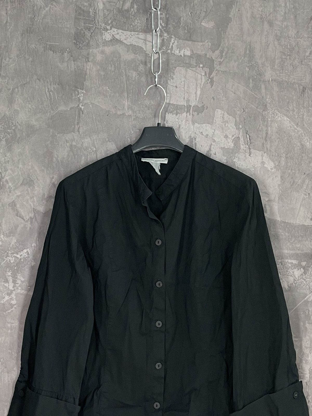 Sarah Pacini × Vintage Sarah Pacini asymmetric blouse Flared sleeve vintage 90s Size M / US 6-8 / IT 42-44 - 2 Thumbnail