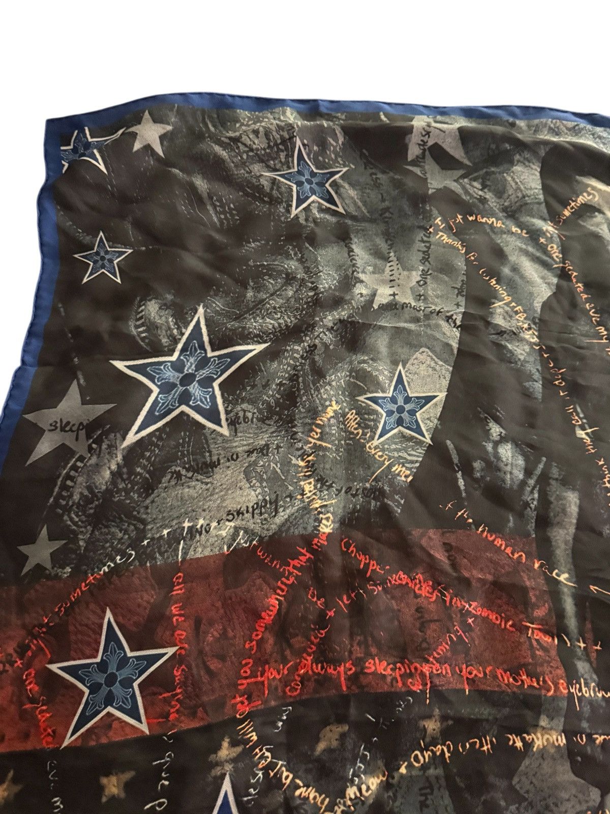 Chrome Hearts Chrome Hearts Family Silk Scarf Size ONE SIZE - 2 Thumbnail