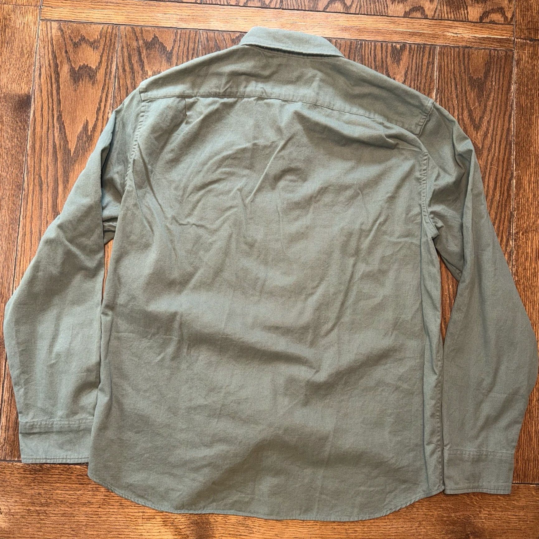 J.Crew J.CREW Shirt Mens XL Long Sleeve Textured Corduroy Button Down Green CD698 New Size US XL / EU 56 / 4 - 5 Thumbnail