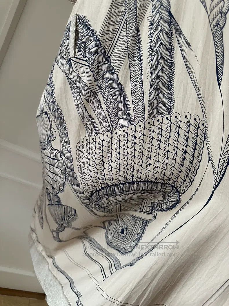 Hermes Hermes Twillaine Silk Cardigan, Silk Material, Elegant and Size XS / US 0-2 / IT 36-38 - 4 Thumbnail