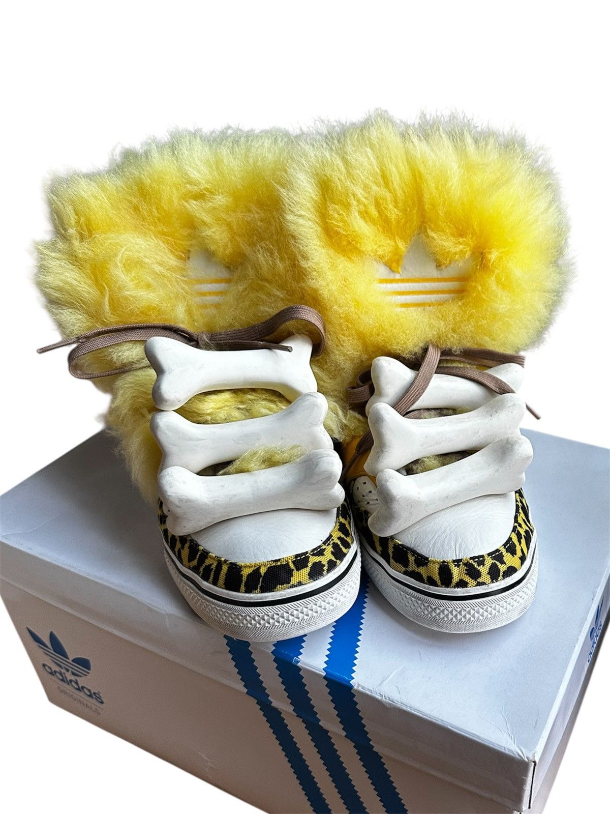 adidas gazelle silver green womens Spring Summer 2012 Jeremy Scott x Adidas Leopard Tail Sneakers  Alex  Maxamenko