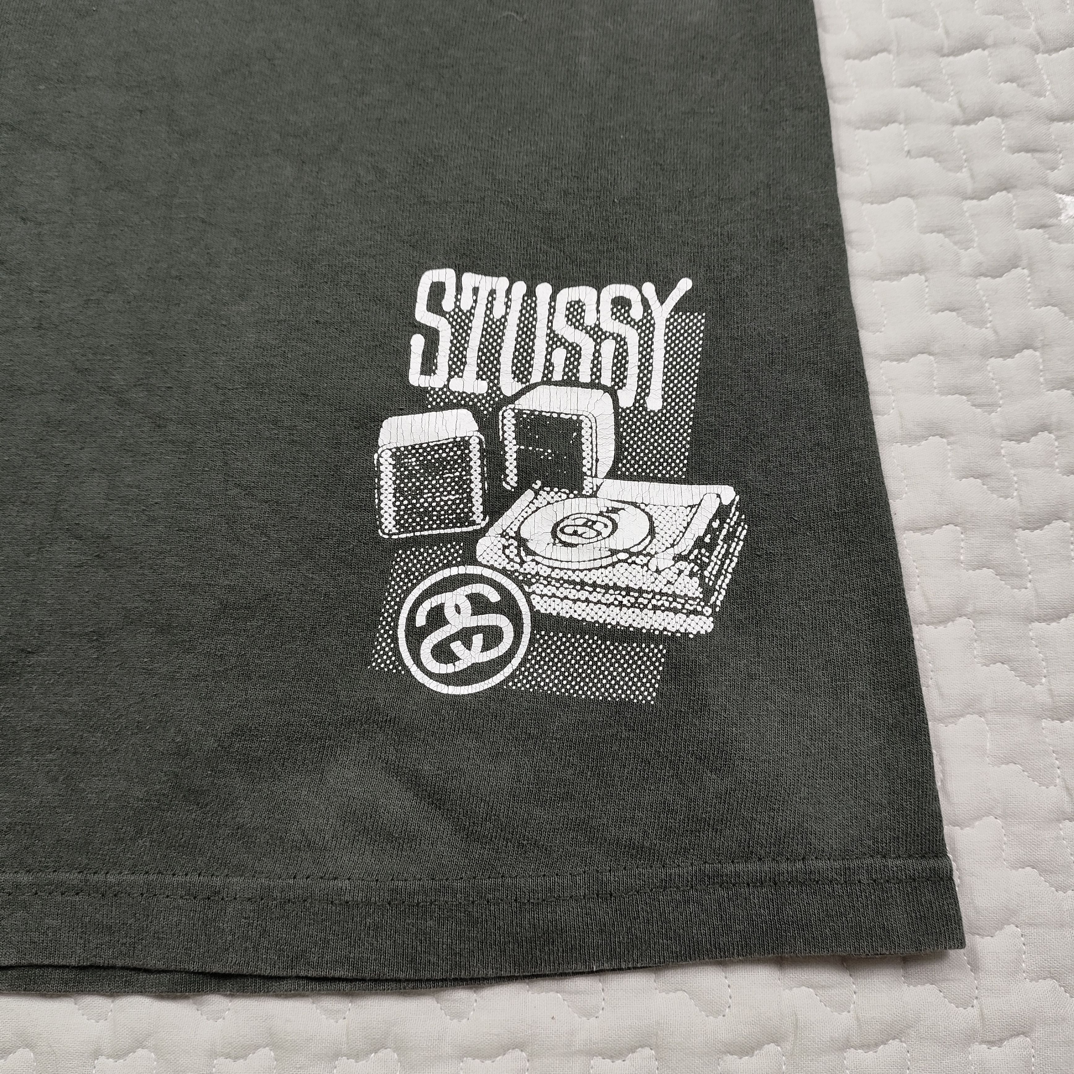 Stussy Vintage Y2K Stussy "Knowledge is King" Tshirt faded Black Size US M / EU 48-50 / 2 - 6 Thumbnail