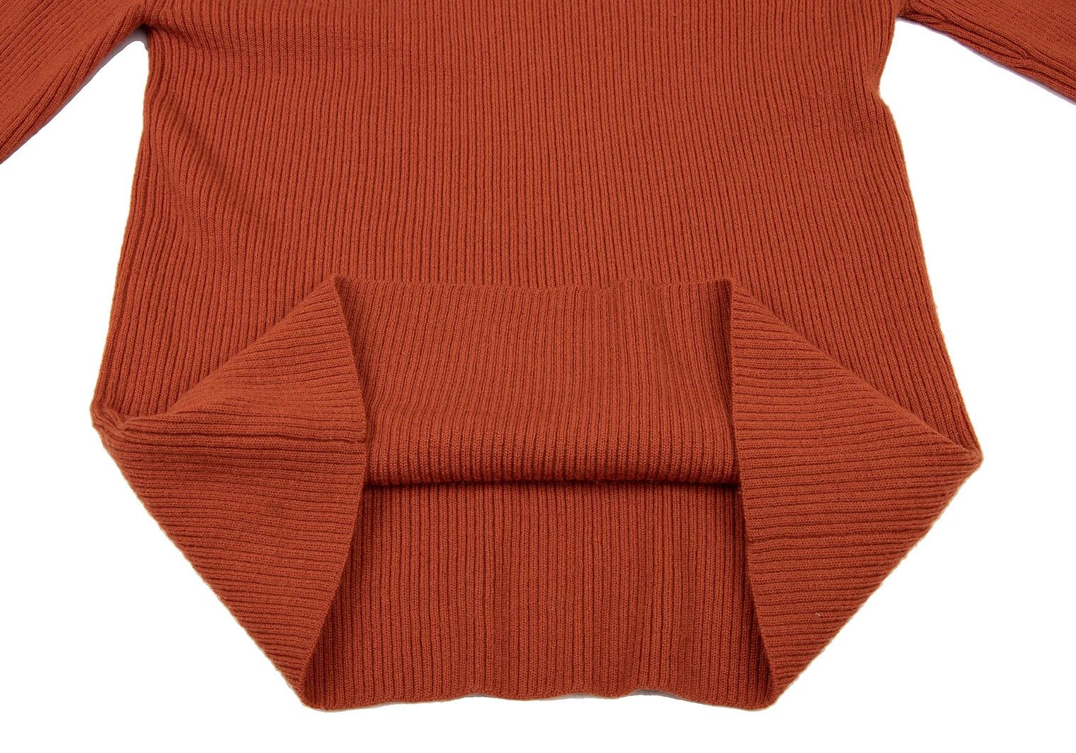 Jean Paul Gaultier Ribbed Knit Sweater with Logo Piping in Orange and Black Size US M / EU 48-50 / 2 - 13 Thumbnail