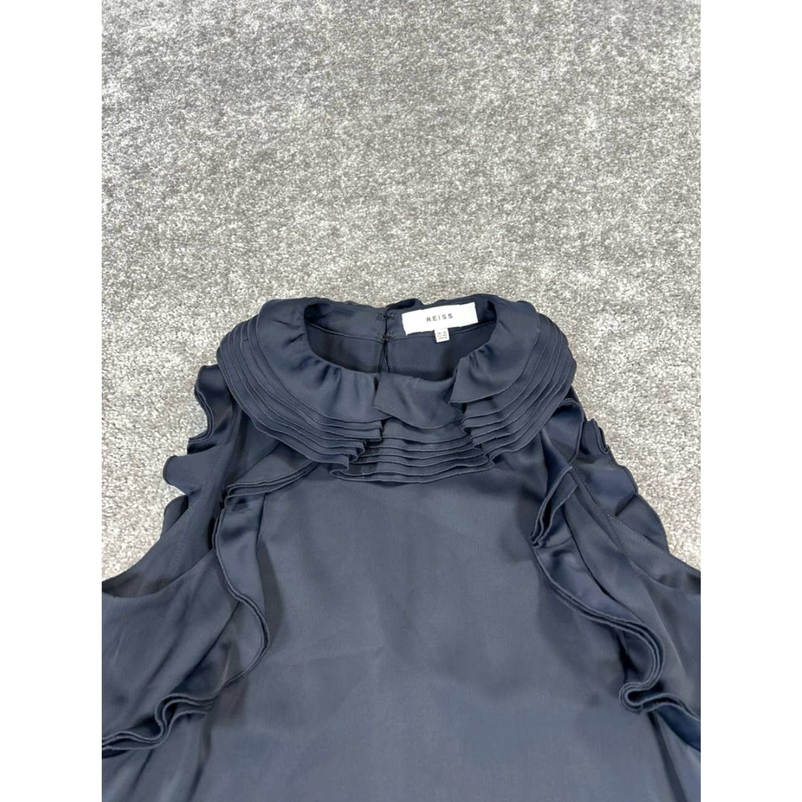 Reiss Reiss Dress Black Satin Bodycon Womens 6 Size M / US 6-8 / IT 42-44 - 2 Thumbnail