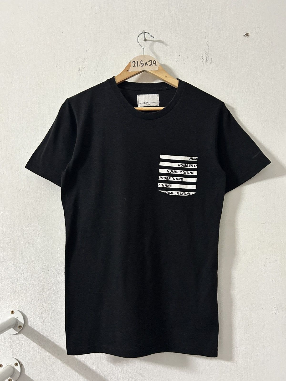 Japanese Brand Number Nine Stripe Pocket Tee Size US S / EU 44-46 / 1 - 1 Thumbnail