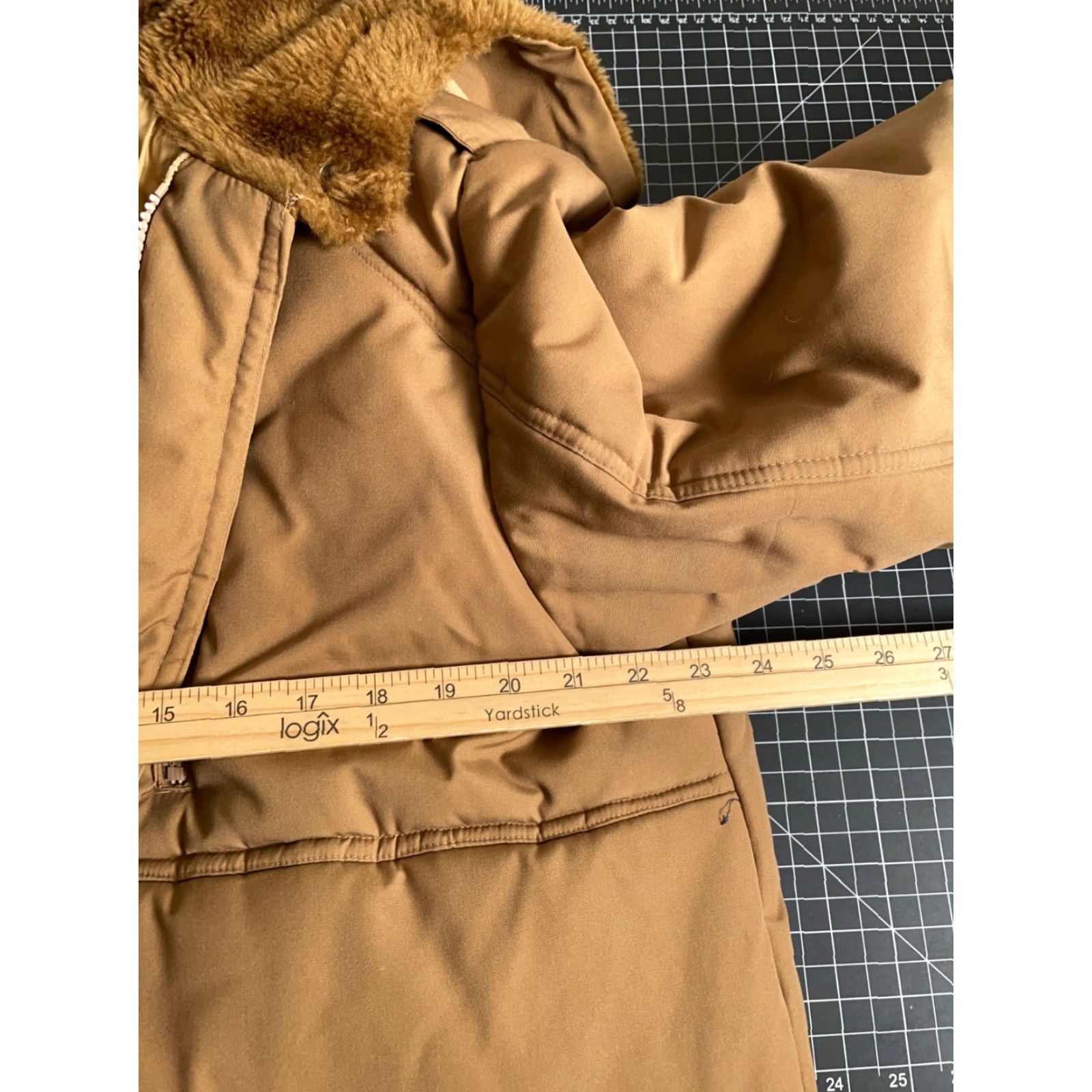 Vintage VINTAGE Big Yank Puffer Jacket Mens Large Brown Insulated Faux Fur Hood VTG Zip Up Size US L / EU 52-54 / 3 - 5 Thumbnail
